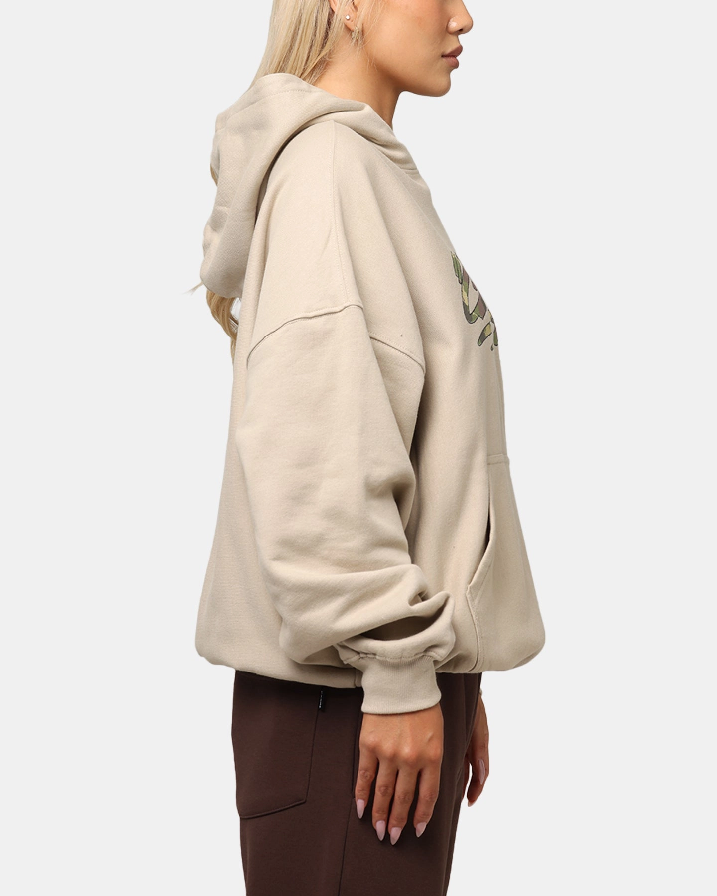Toothpaste Perseverance Carre Camo Script Hoodie Stone