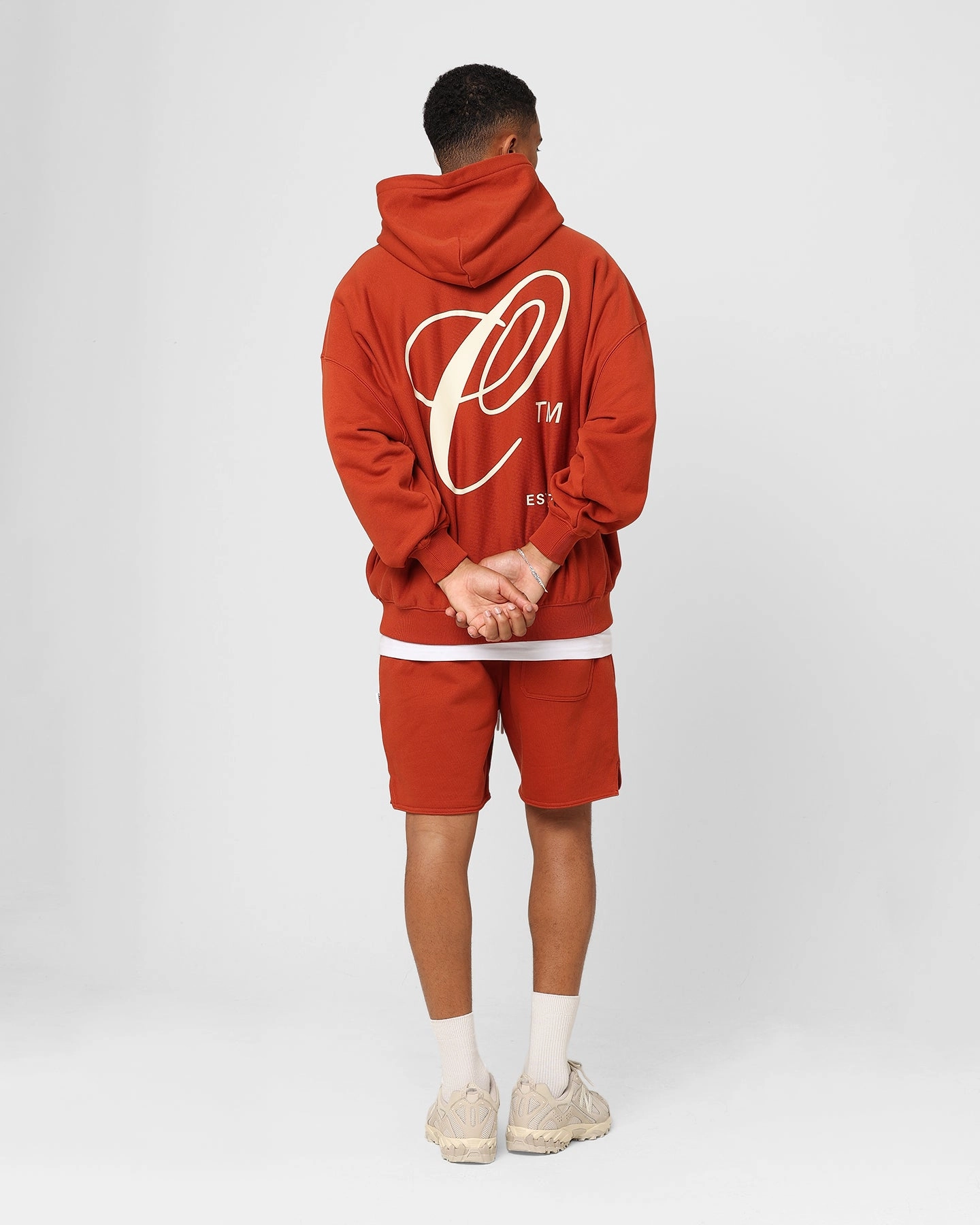 Carre Capital C Oversized Hoodie Brick Negotiate Functional Wear