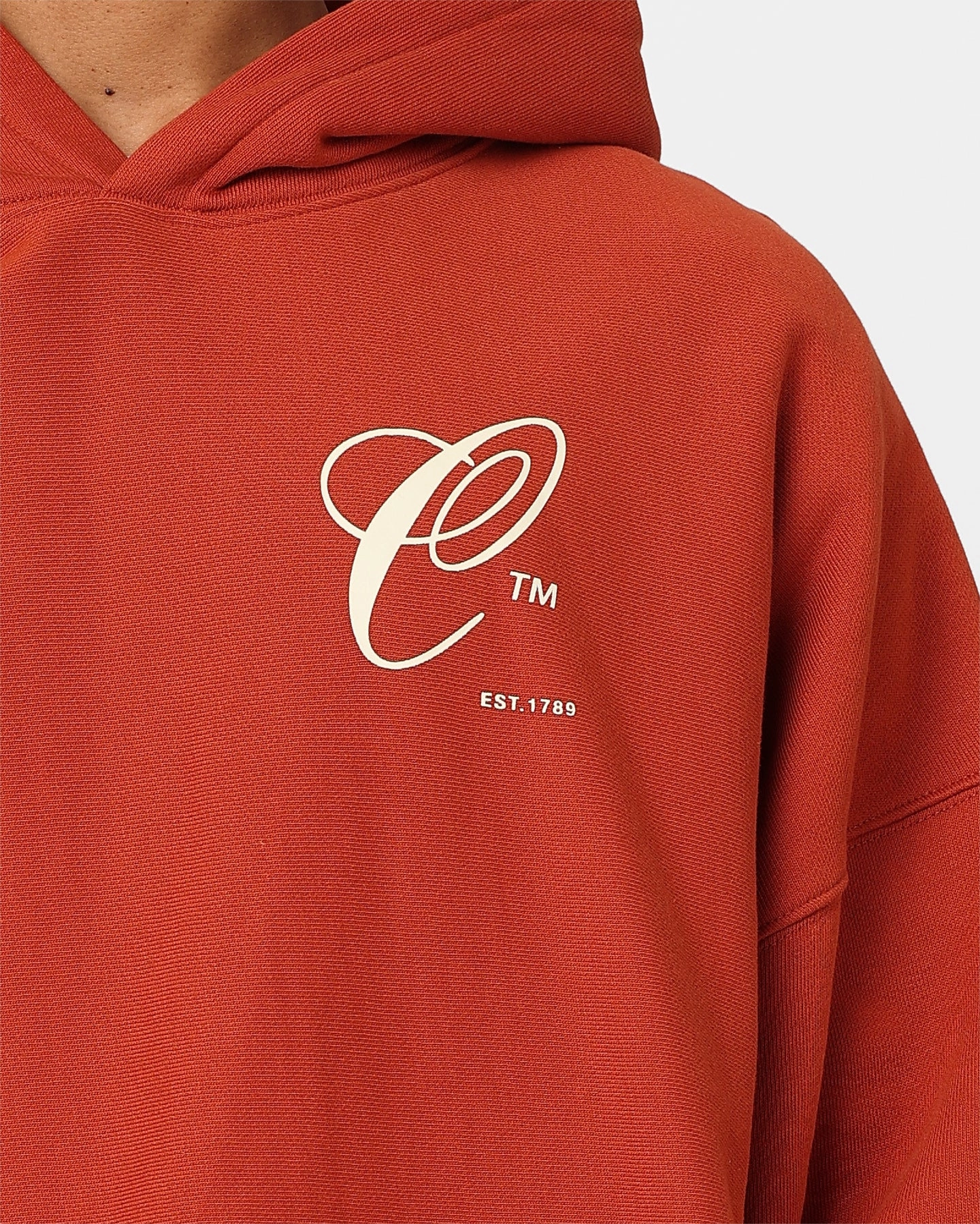 Carre Capital C Oversized Hoodie Brick Revolutionize