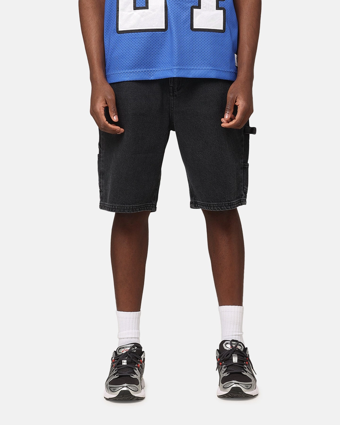 Carre Carpenter Jorts Black Fleece Lining