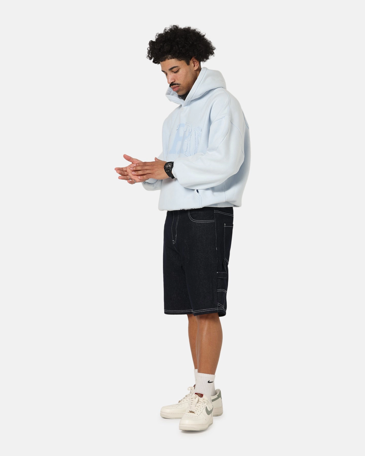 sophisticated appearance Carre Carpenter Jorts Indigo Denim