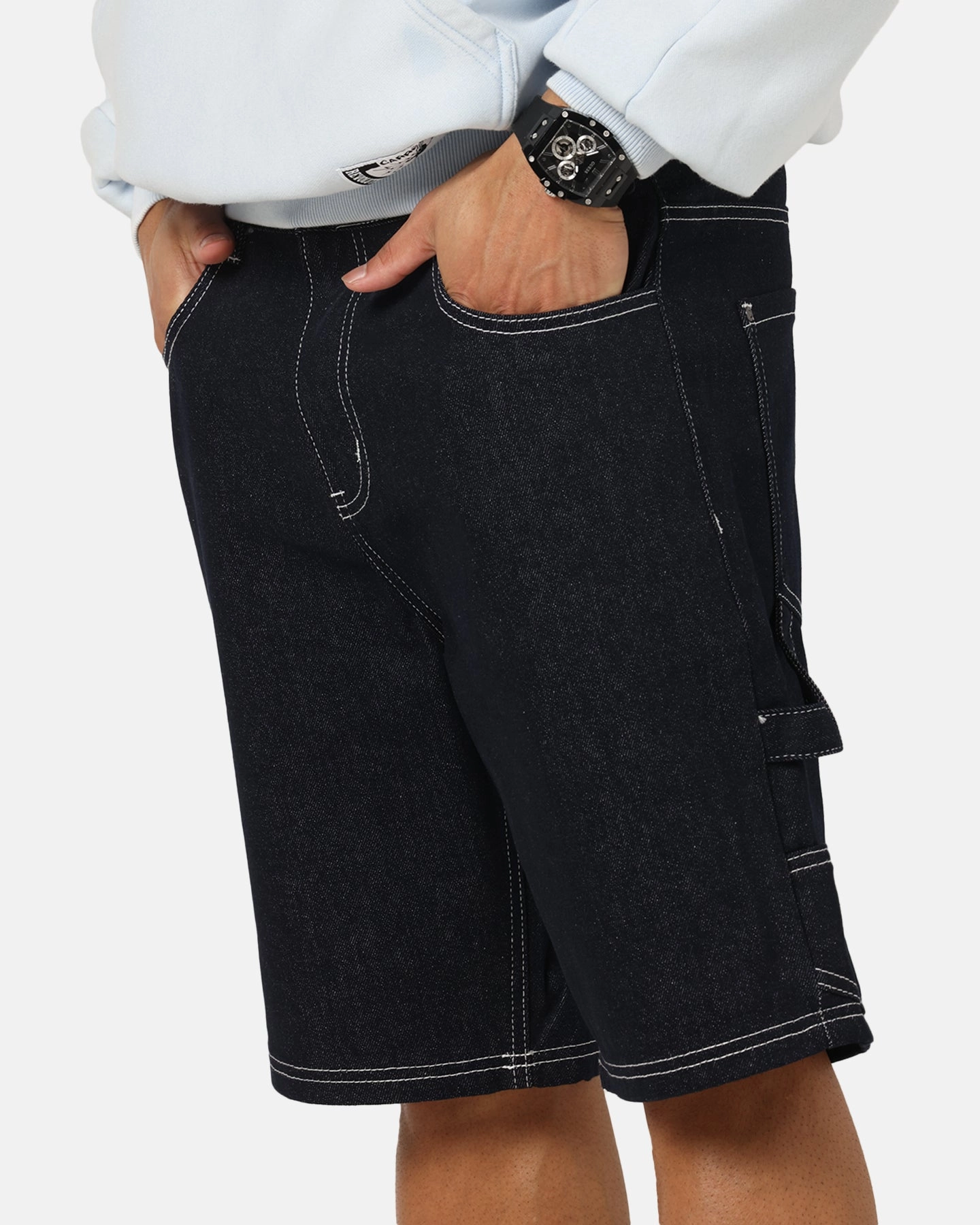 Carre Carpenter Jorts Indigo Denim Warm Weather Style