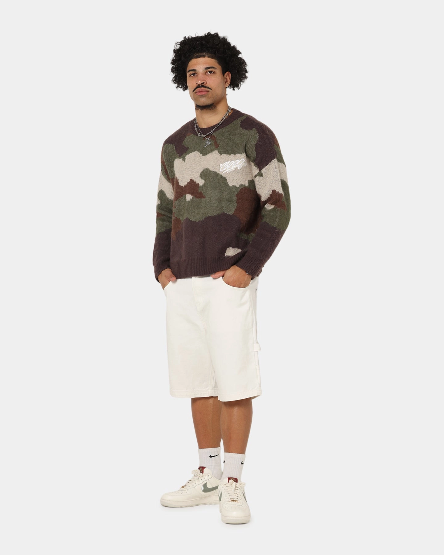 Carre Carpenter Jorts Off White two piece outfit