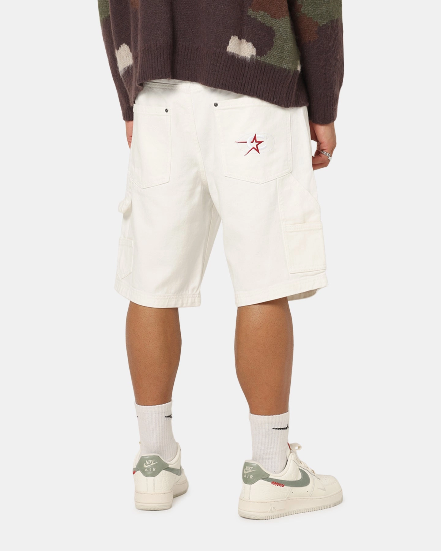 Carre Carpenter Jorts Off White winter shorts Exclusive Design