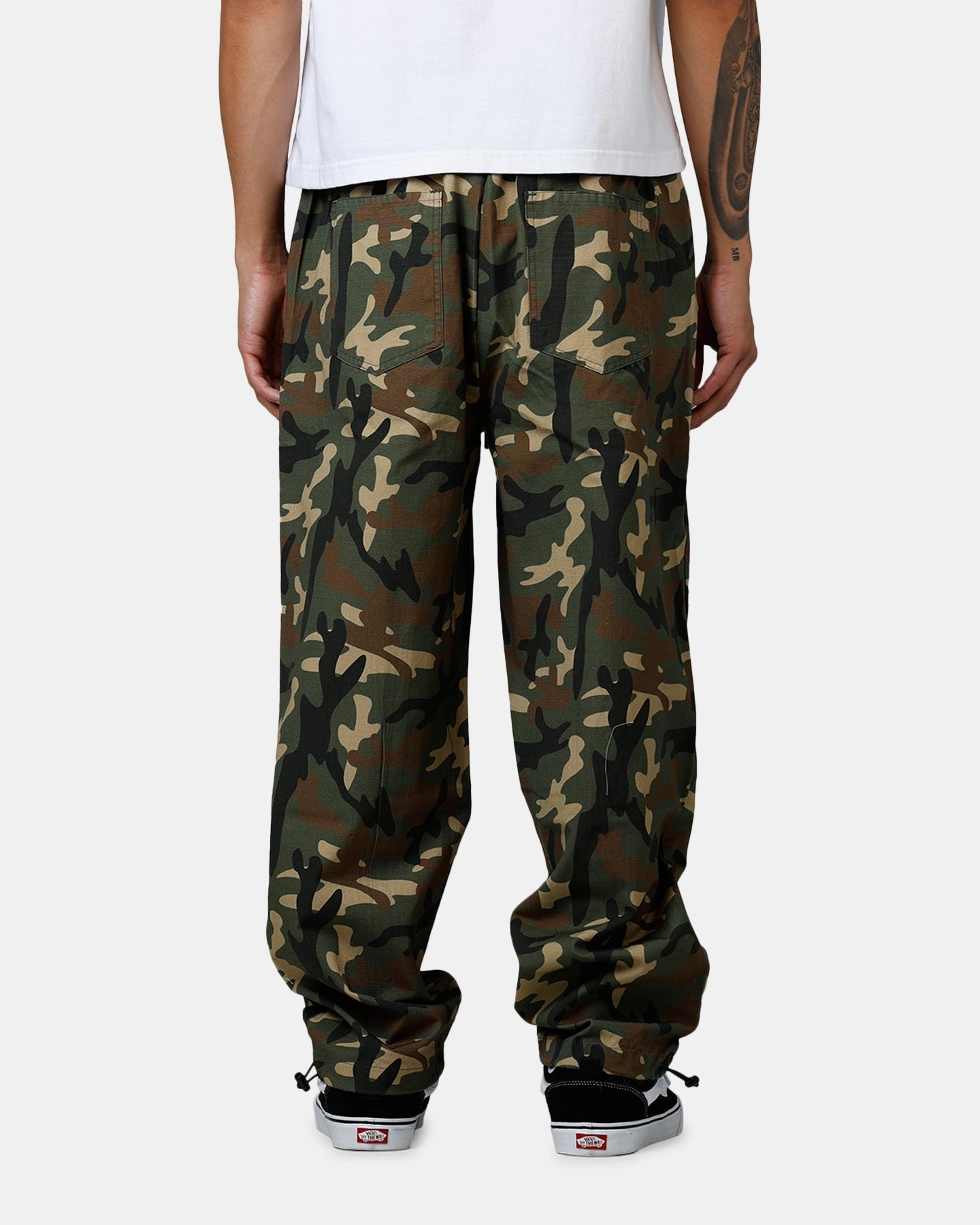Carre Carpenter Pant Woodland Camo ErgonomicStitching