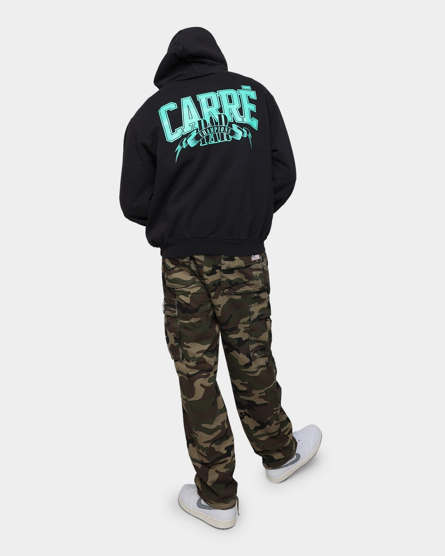 Carre Champs 2.0 Hoodie Black Wash popular among adults no pocket