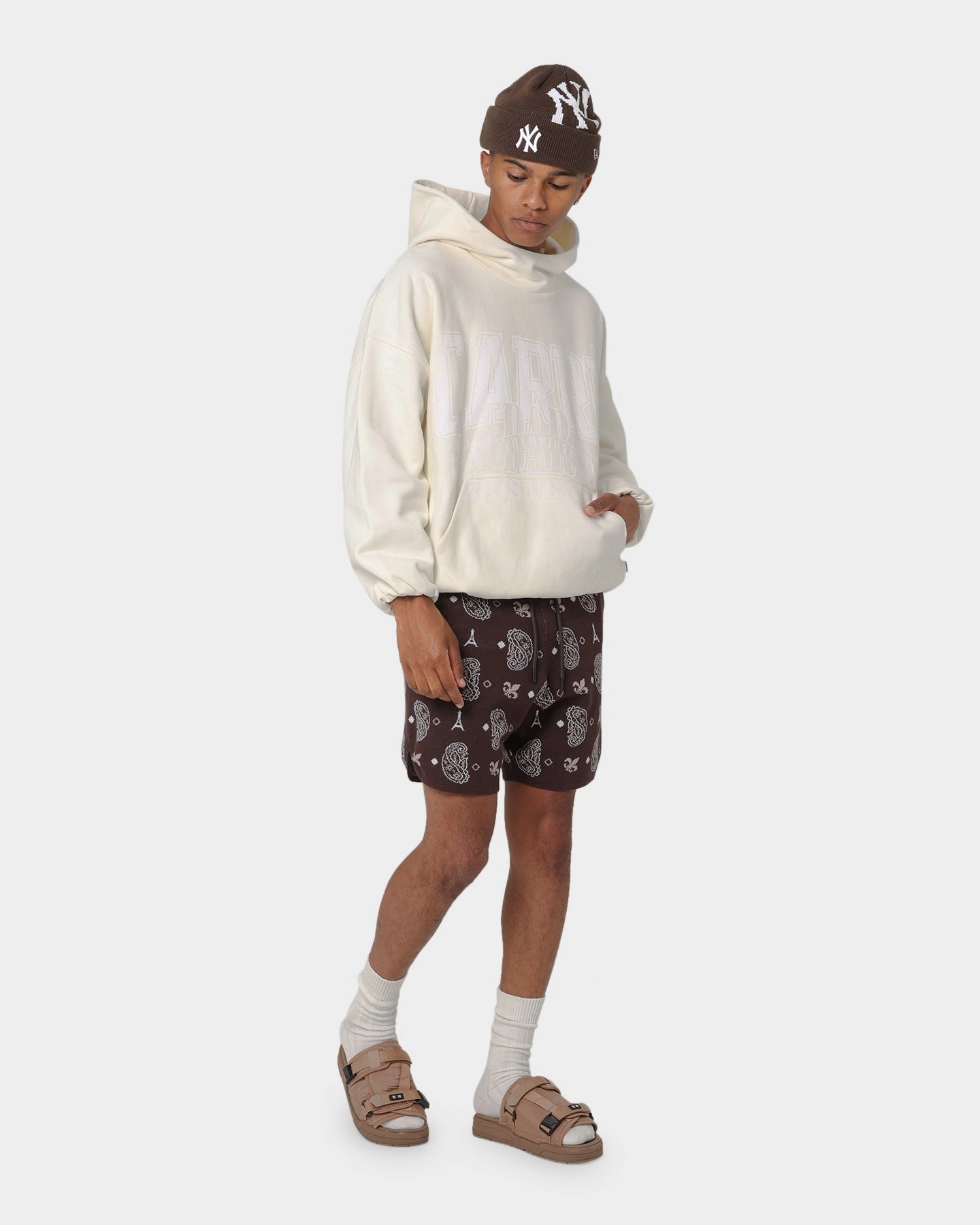 Carre Champs Oversized Superior Hoodie Off White Motion Friendly Promote