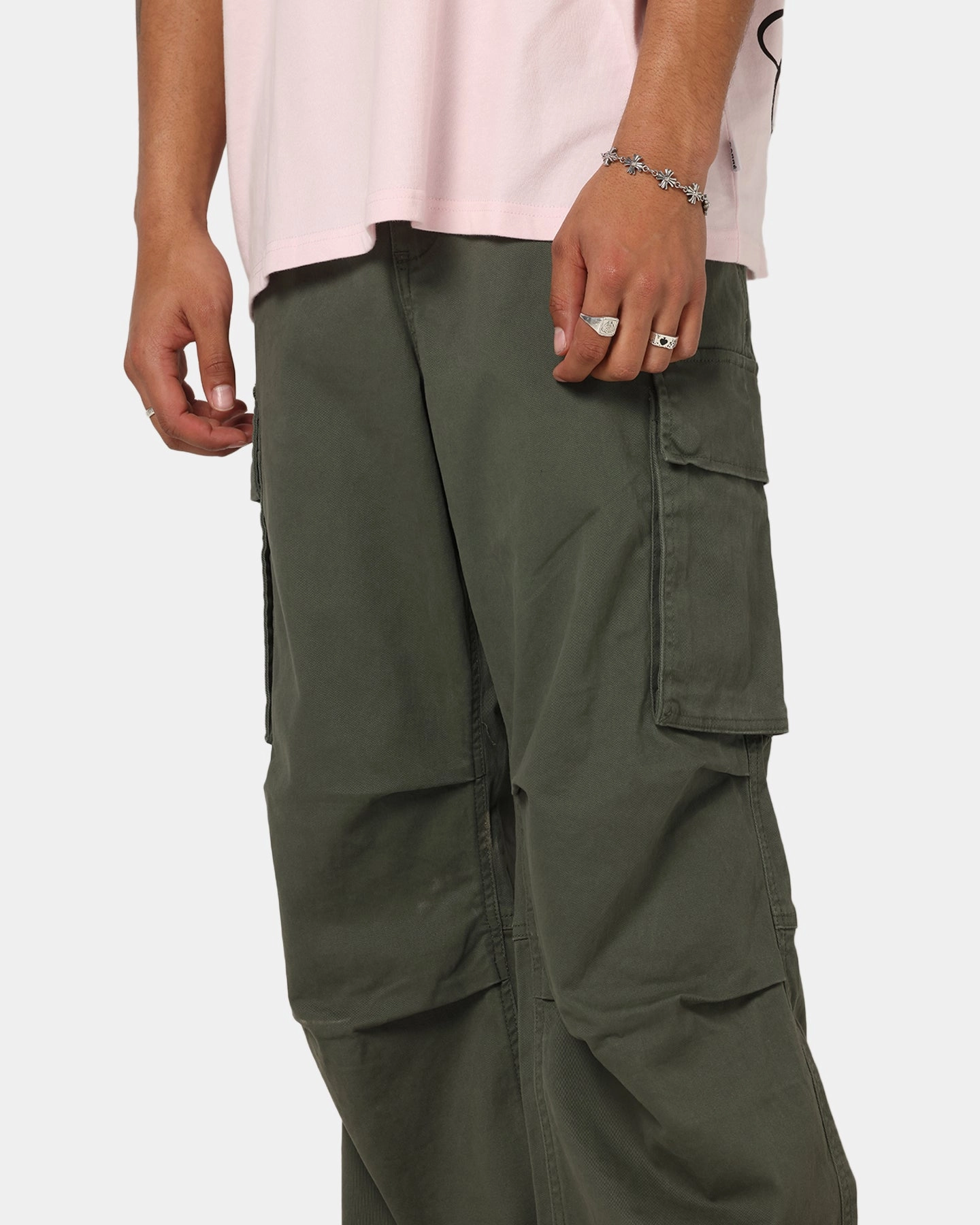 Carre Classic Cargo Pants Khaki LightweightWeave ReinforcedStitching