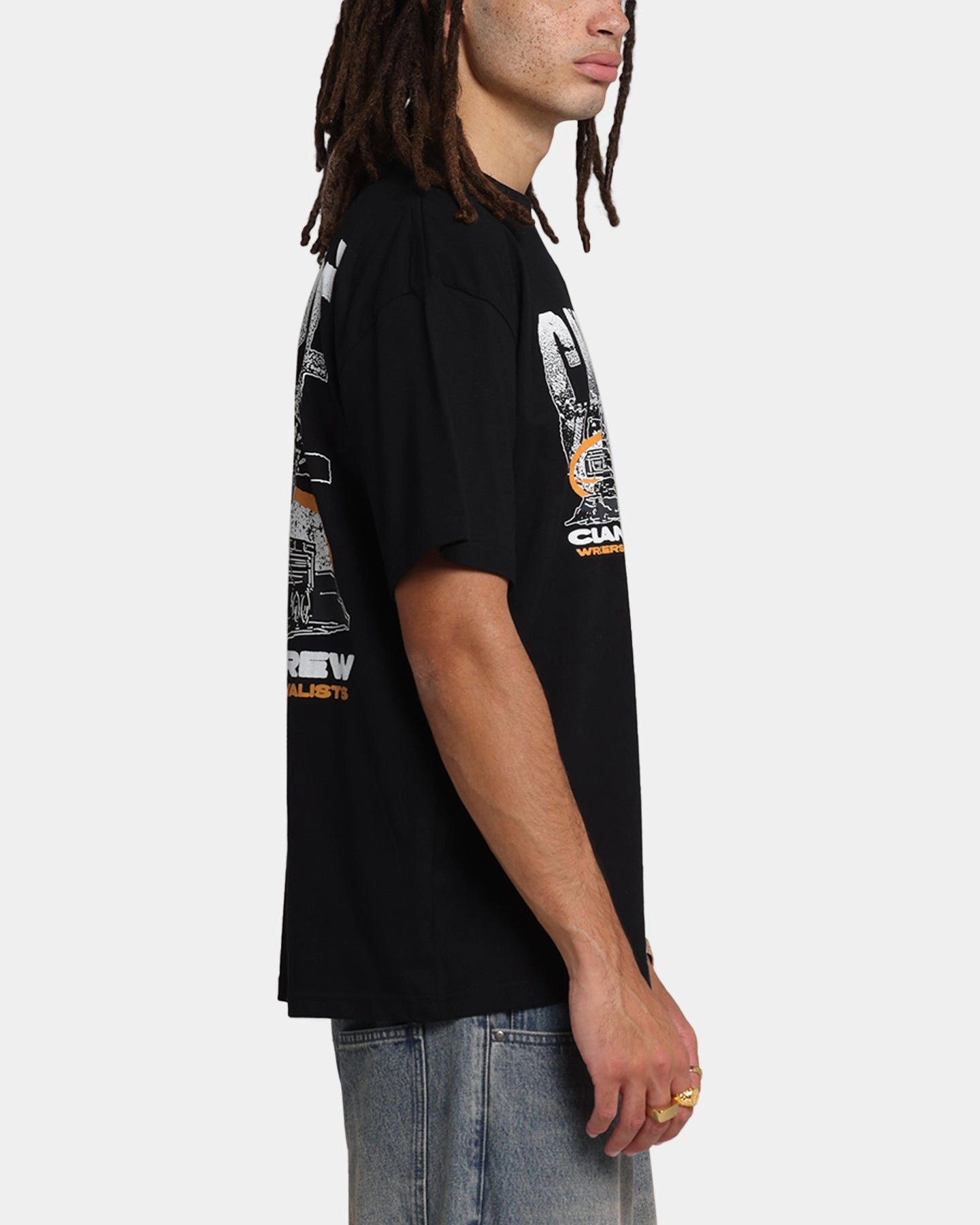 Carre Clean Up Crew T-Shirt Black Layering Piece Cool and Comfortable