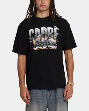Holiday Style Carre Clean Up Crew T-Shirt Black