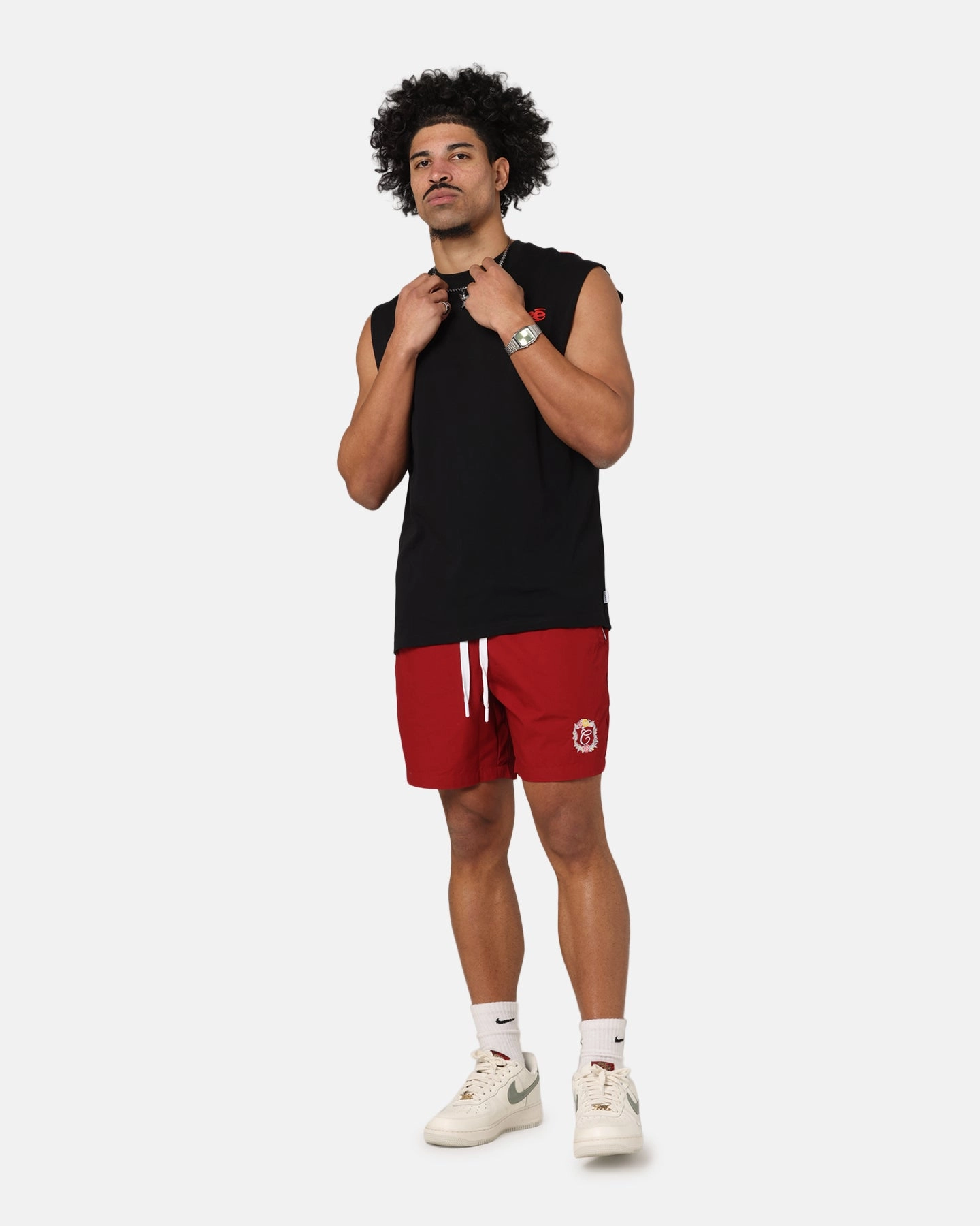 Urban Style Carre Club Carr?? Shorts Deep Red