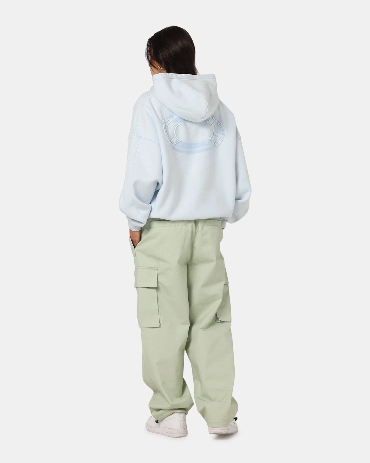 Carre Con-Star Hoodie Baby Blue Discuss Layered