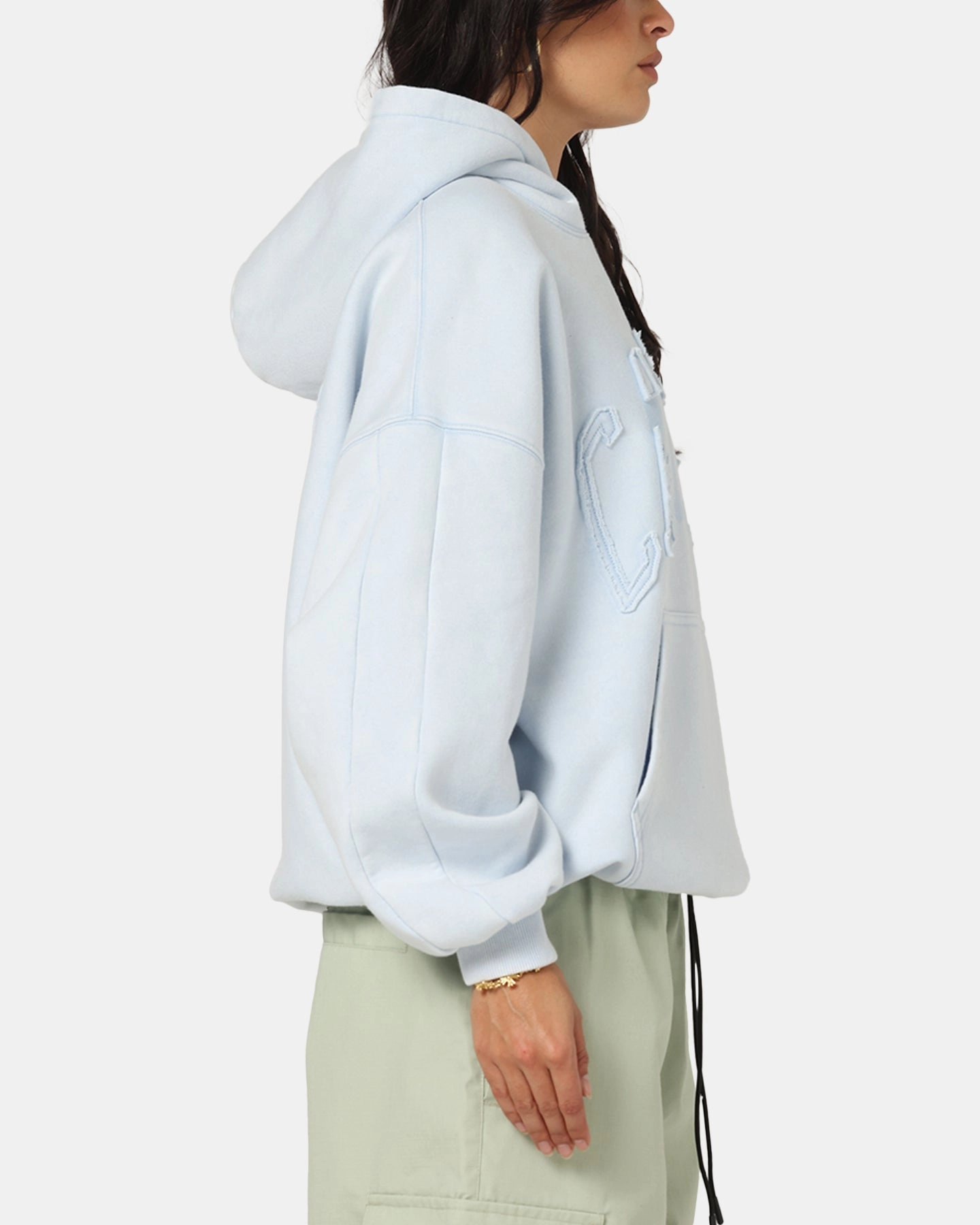 Mix - and - Match Carre Con-Star Hoodie Baby Blue