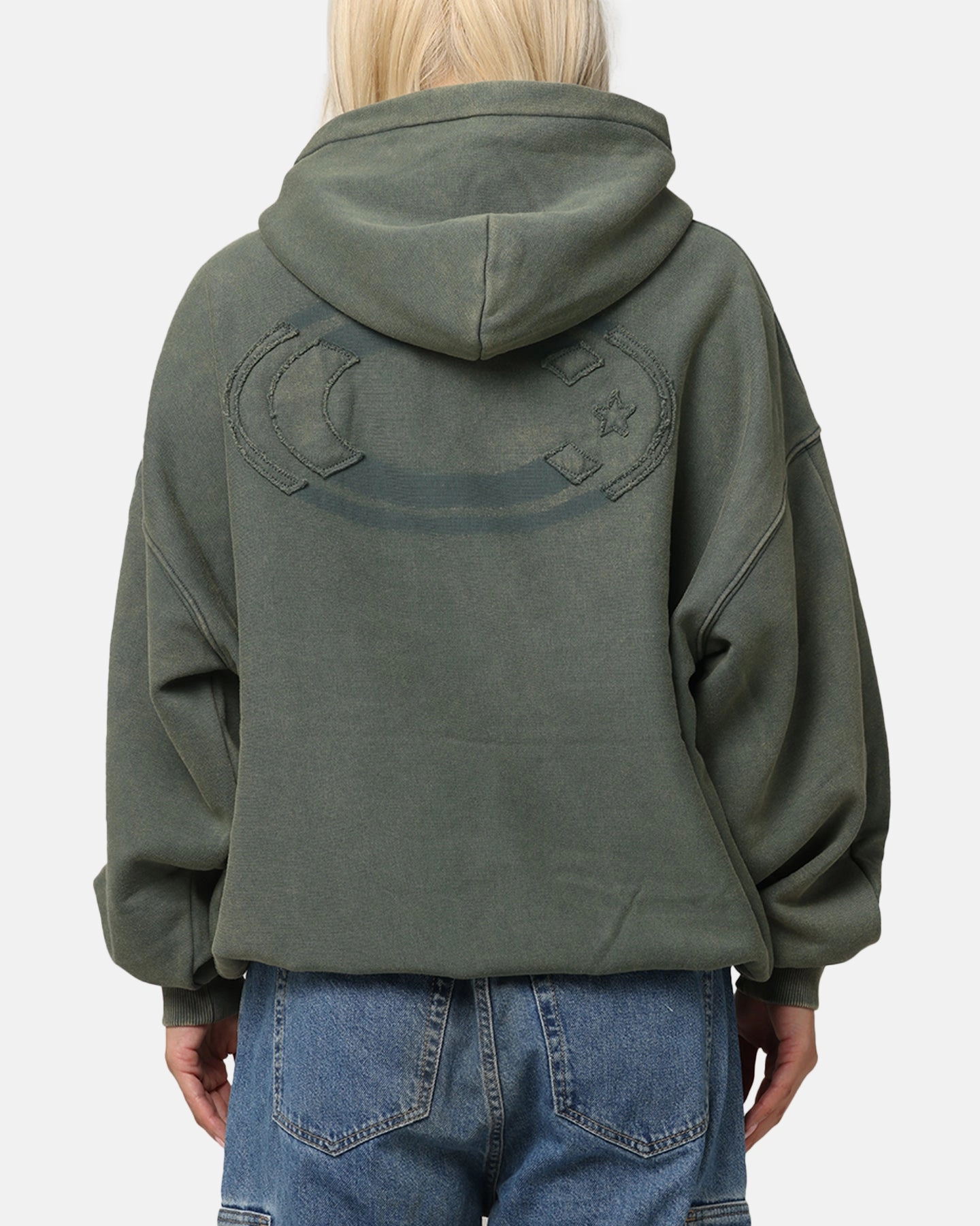 Signal Carre Con-Star Hoodie Rinsed Moss Green