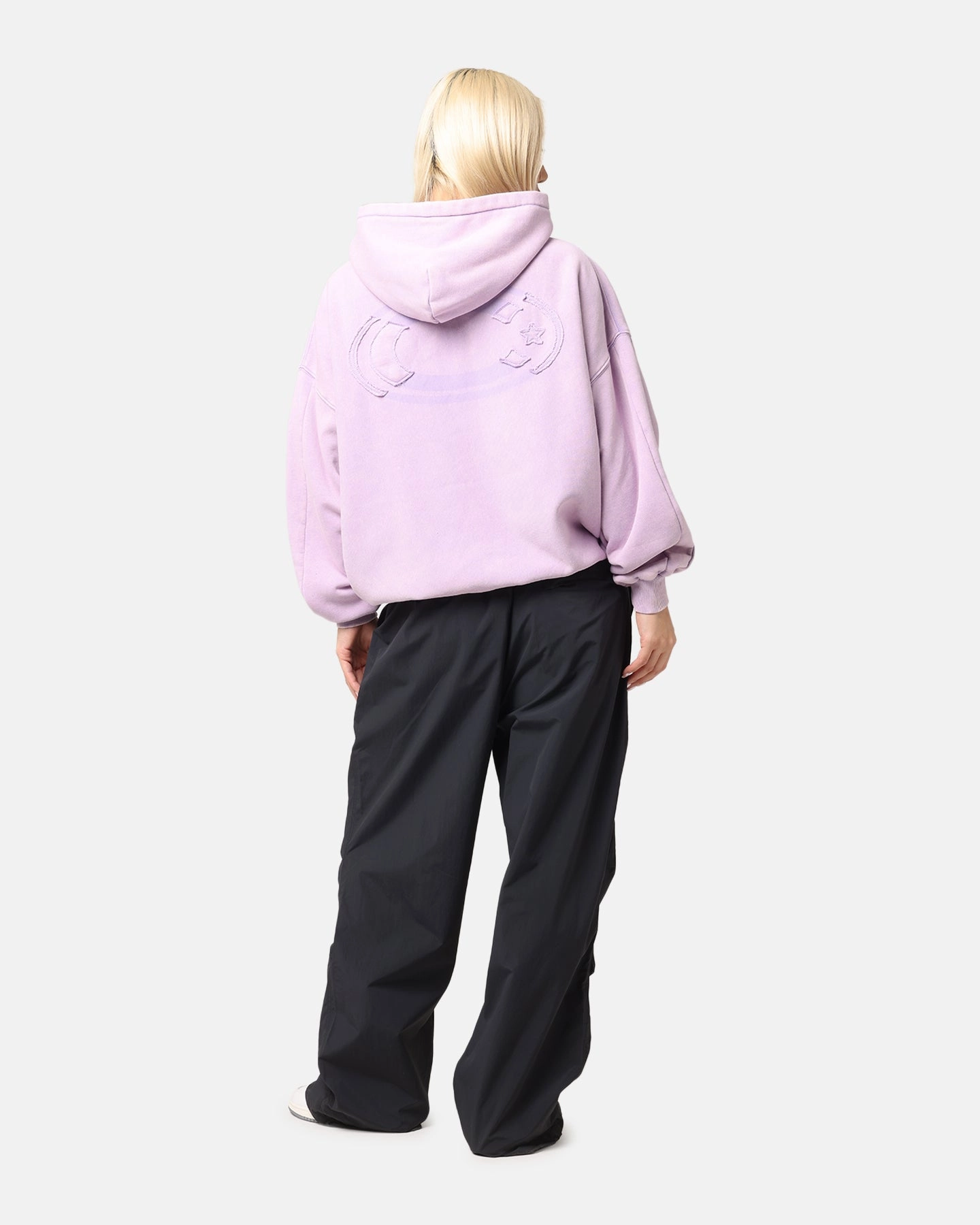 Carre Con-Star Hoodie Washed Purple Hear Cold Shield