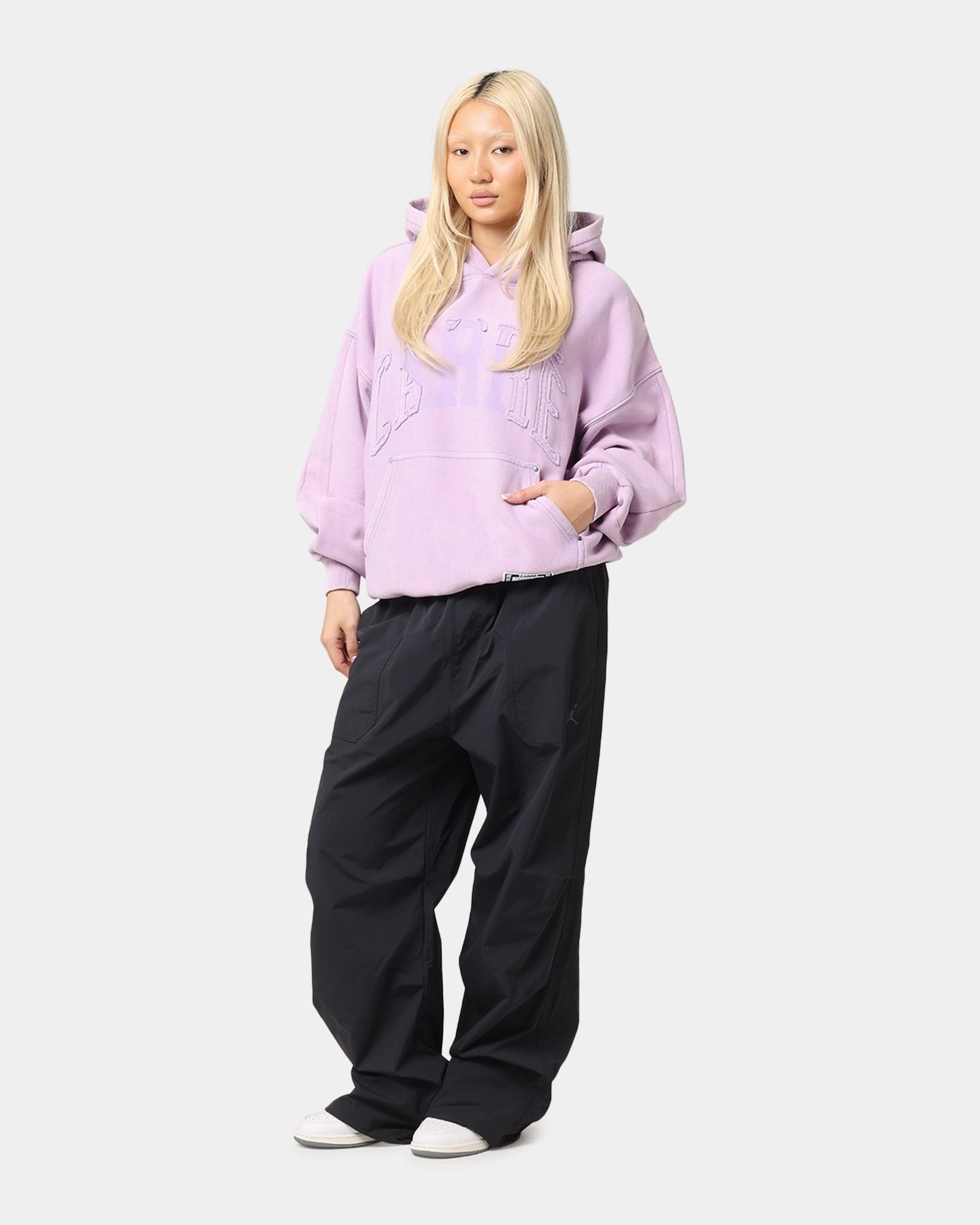 Carre Con-Star Hoodie Washed Purple Generosity Classic Jacket Fit
