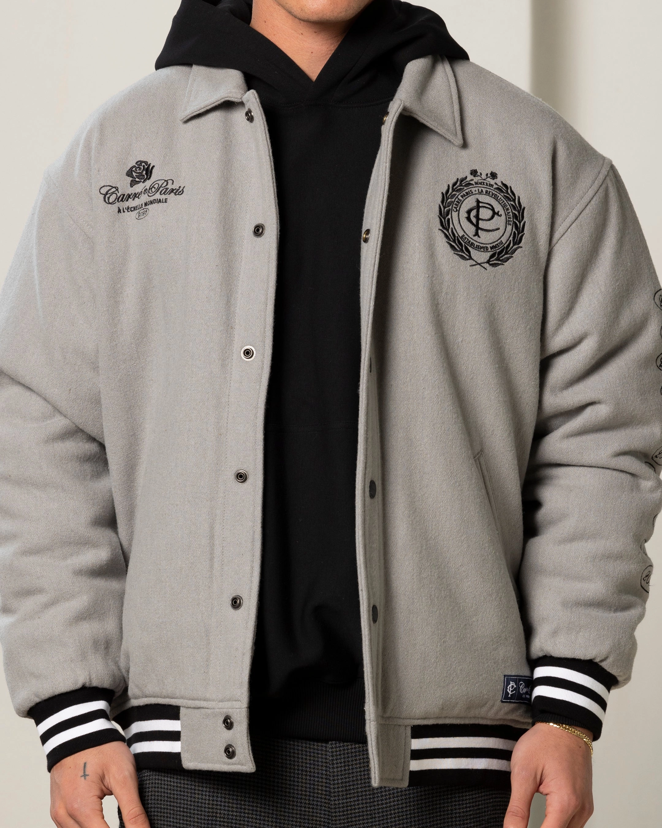Carre Decade Jacket Grey LowProfileLogo