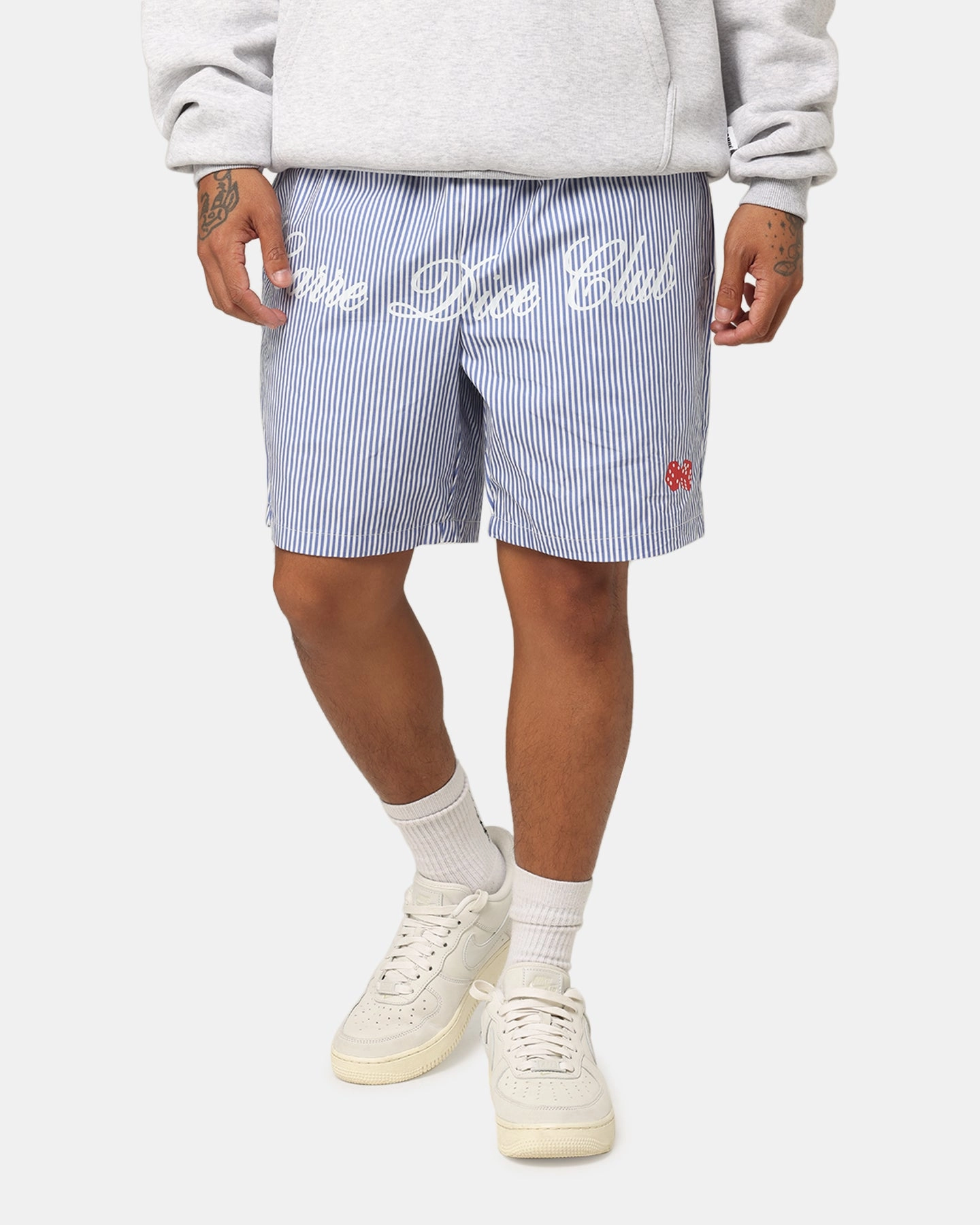Lightweight Weave Stay Cool Carre Dice Club Beach Shorts Pinstripe