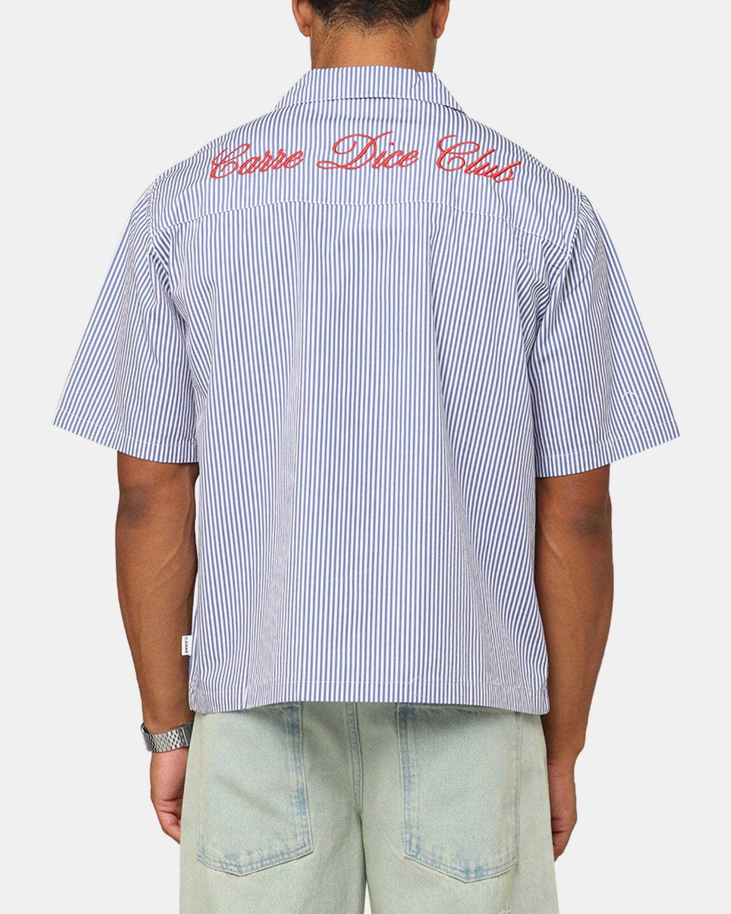 Reinforced Elasticity shopping spree Carre Dice Club Button Up Shirt Pinstripe
