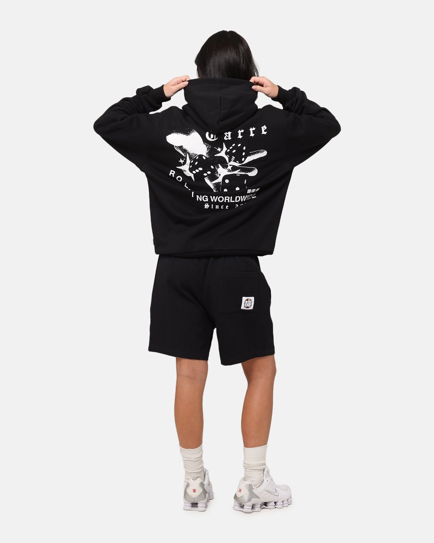Carre Dice Club Hoodie Black Odor Resistant