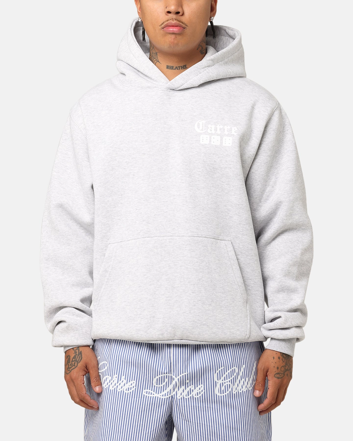 sailors doctors Carre Dice Club Hoodie Grey Marle