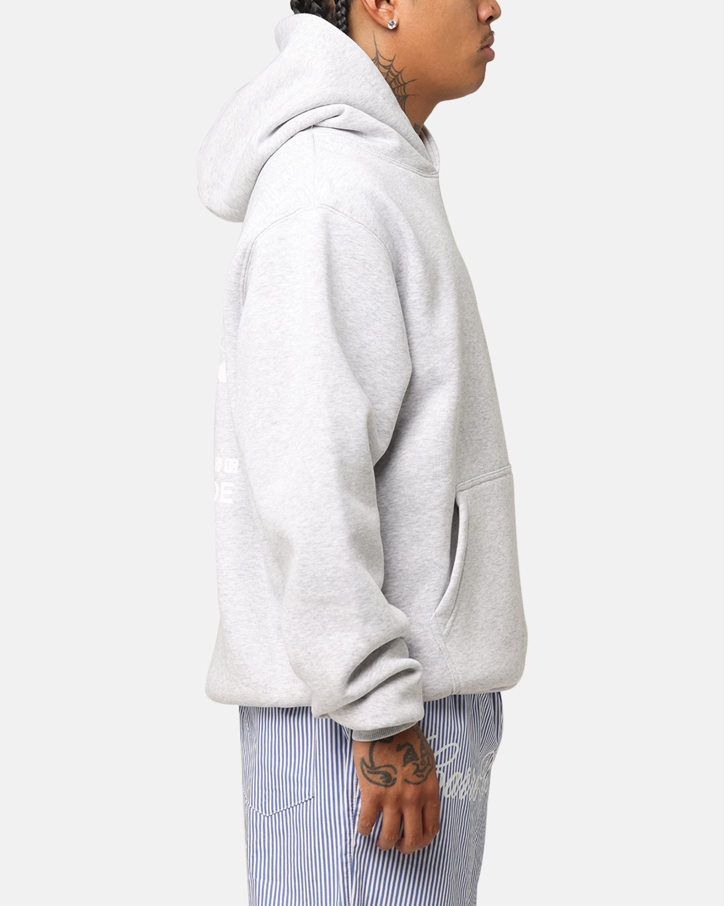 Carre Dice Club Hoodie Grey Marle Regular Fit