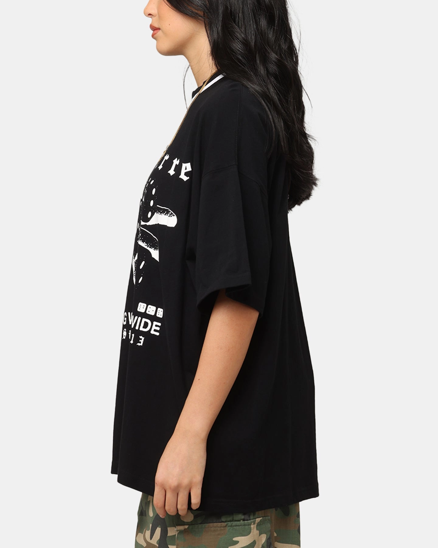 All-Season Comfort Carre Dice Club T-Shirt Black