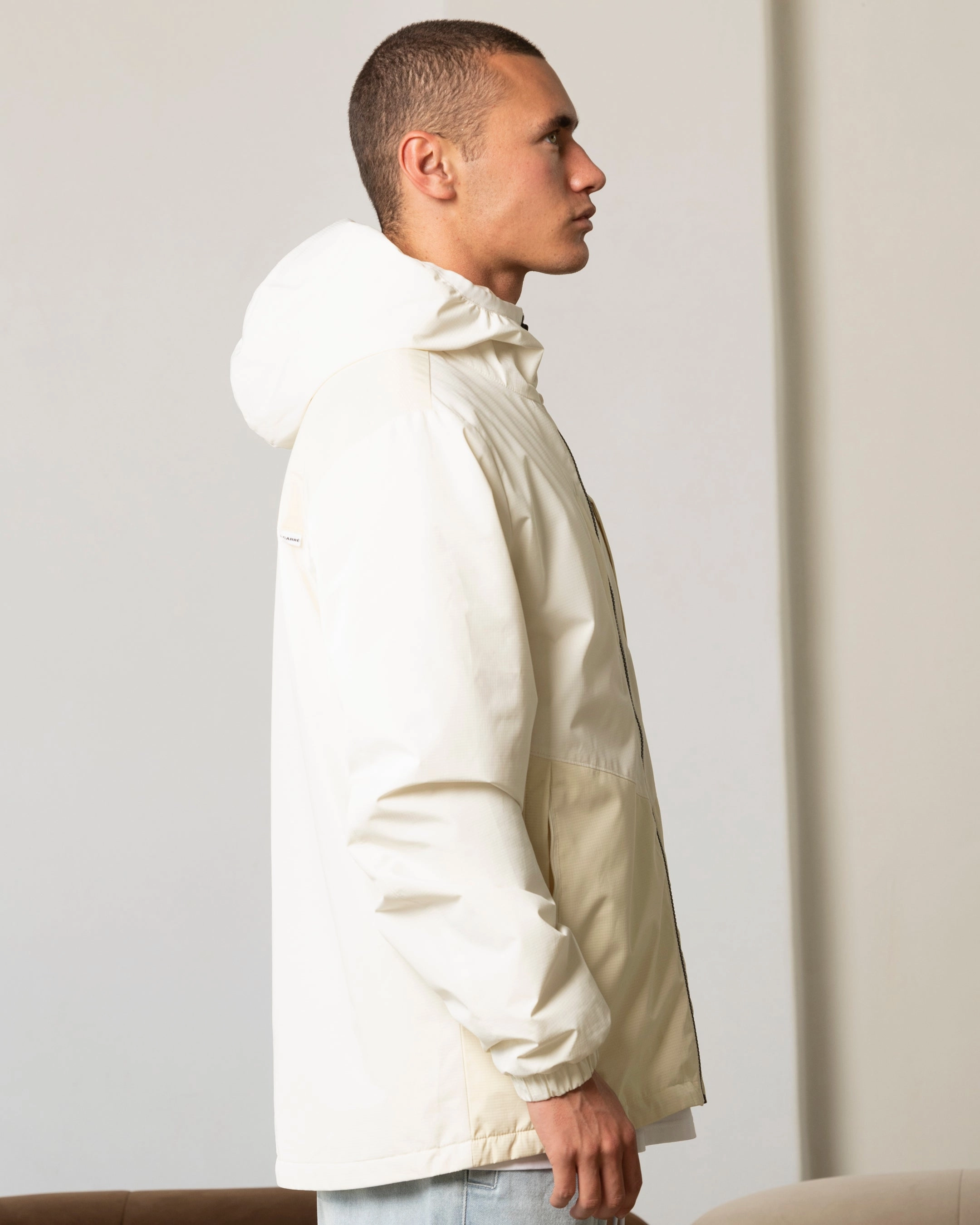 Sense Carre Elevation Shell Jacket Stone/Off White
