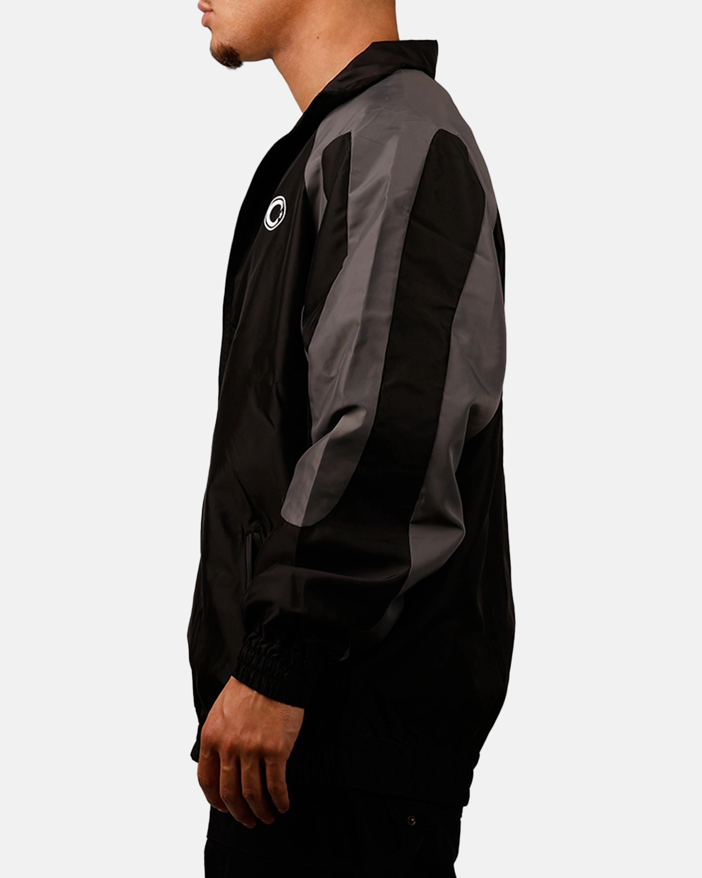 Heat Retention Carre Empire Panelled Jacket Black/Grey