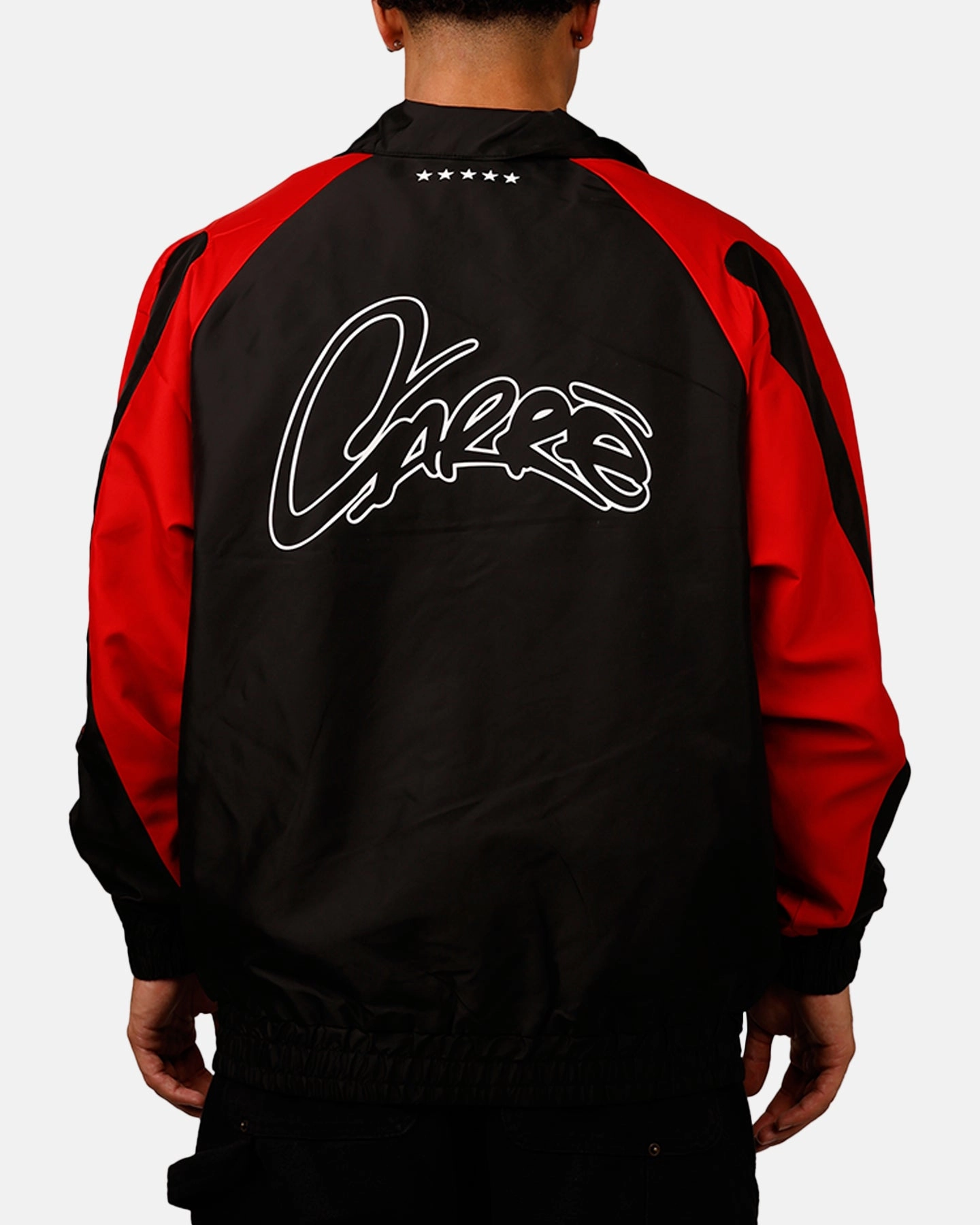 Quick Layering release Carre Empire Panelled Jacket Black/Red
