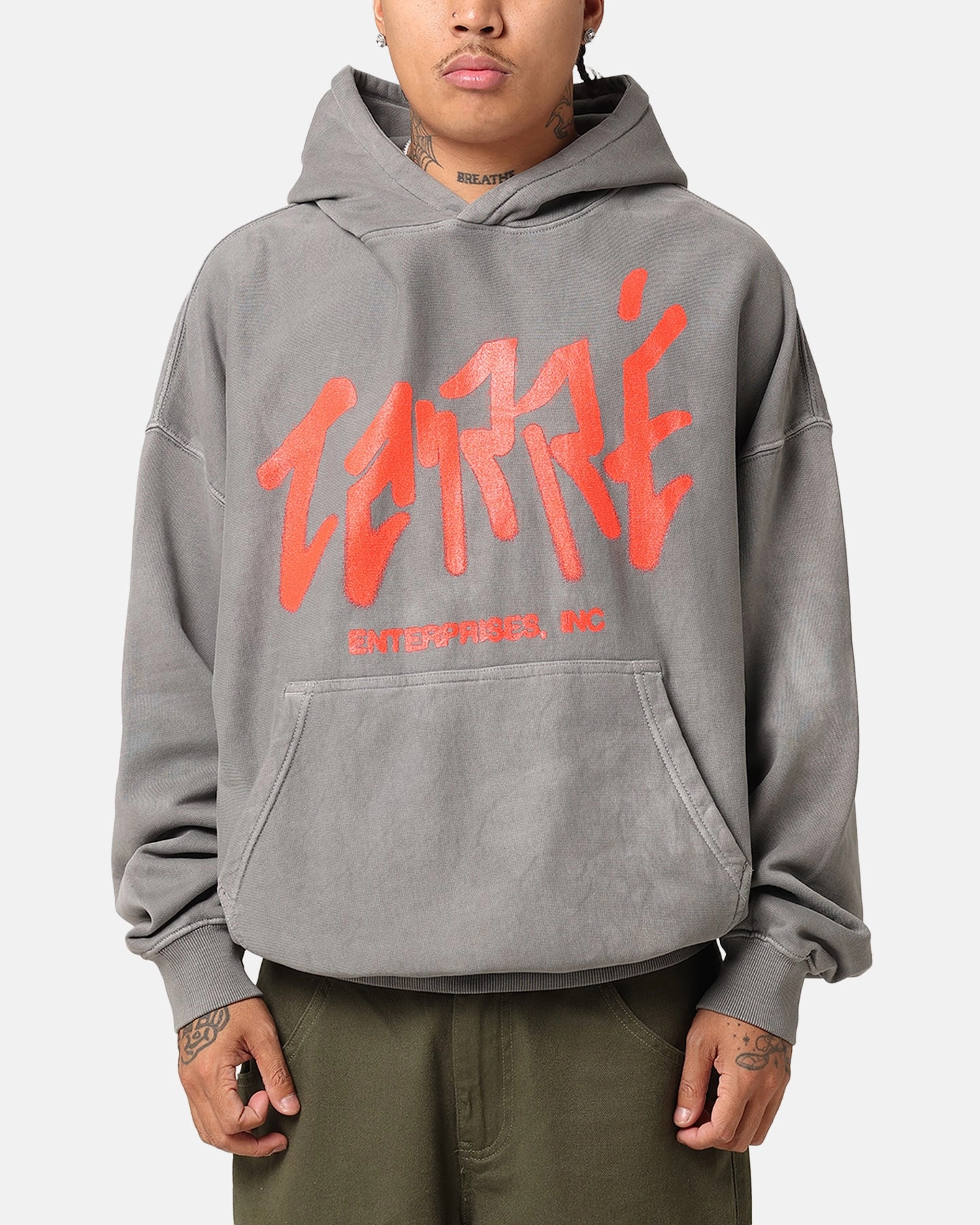 Carre Enterprise Hoodie Washed Charcoal Anti Pilling