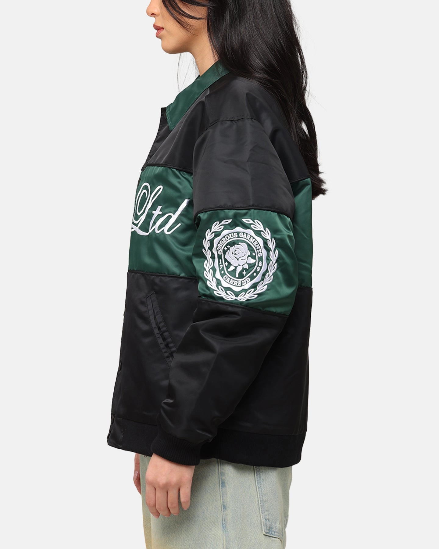 Carre Established Jacket Black/Green Comfort Fit