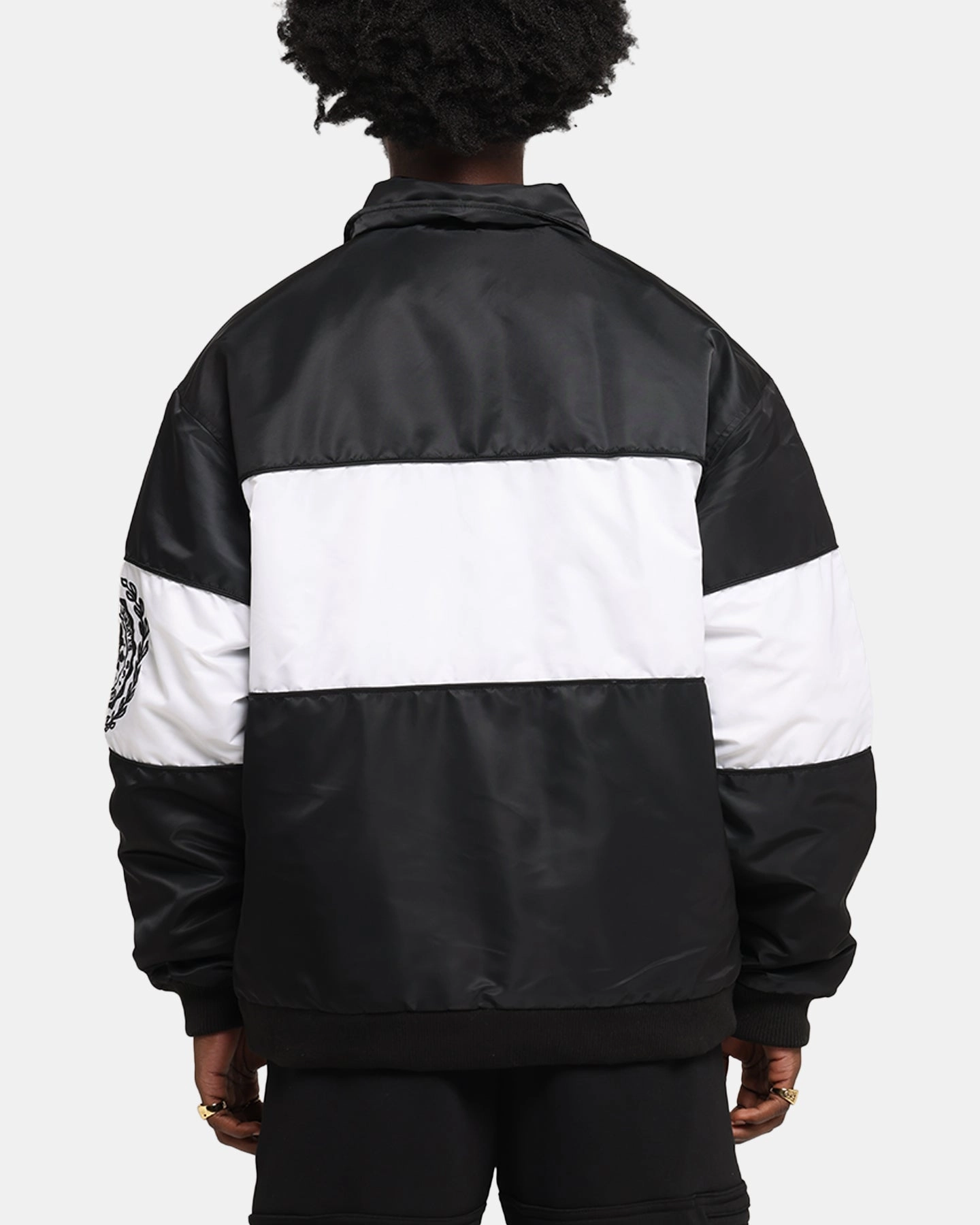 Carre Established Jacket Black/White Eco Friendly Textile
