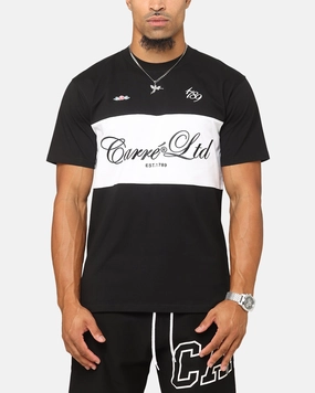 Carre Established Panel T-Shirt Black/White Vintage Wash Effect