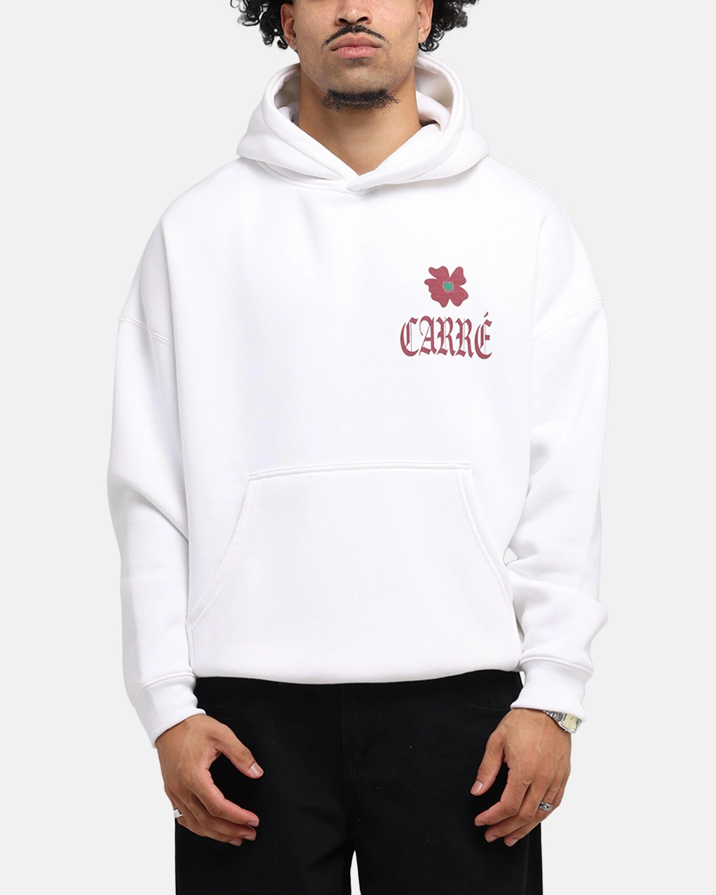 Fade Resistant Dye corrosion - resistance test passed Carre Eternal Garden Hoodie White