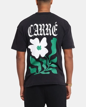 Carre Eternal Garden T-Shirt Black Acidwash Fashion Layering Seasonal Smart