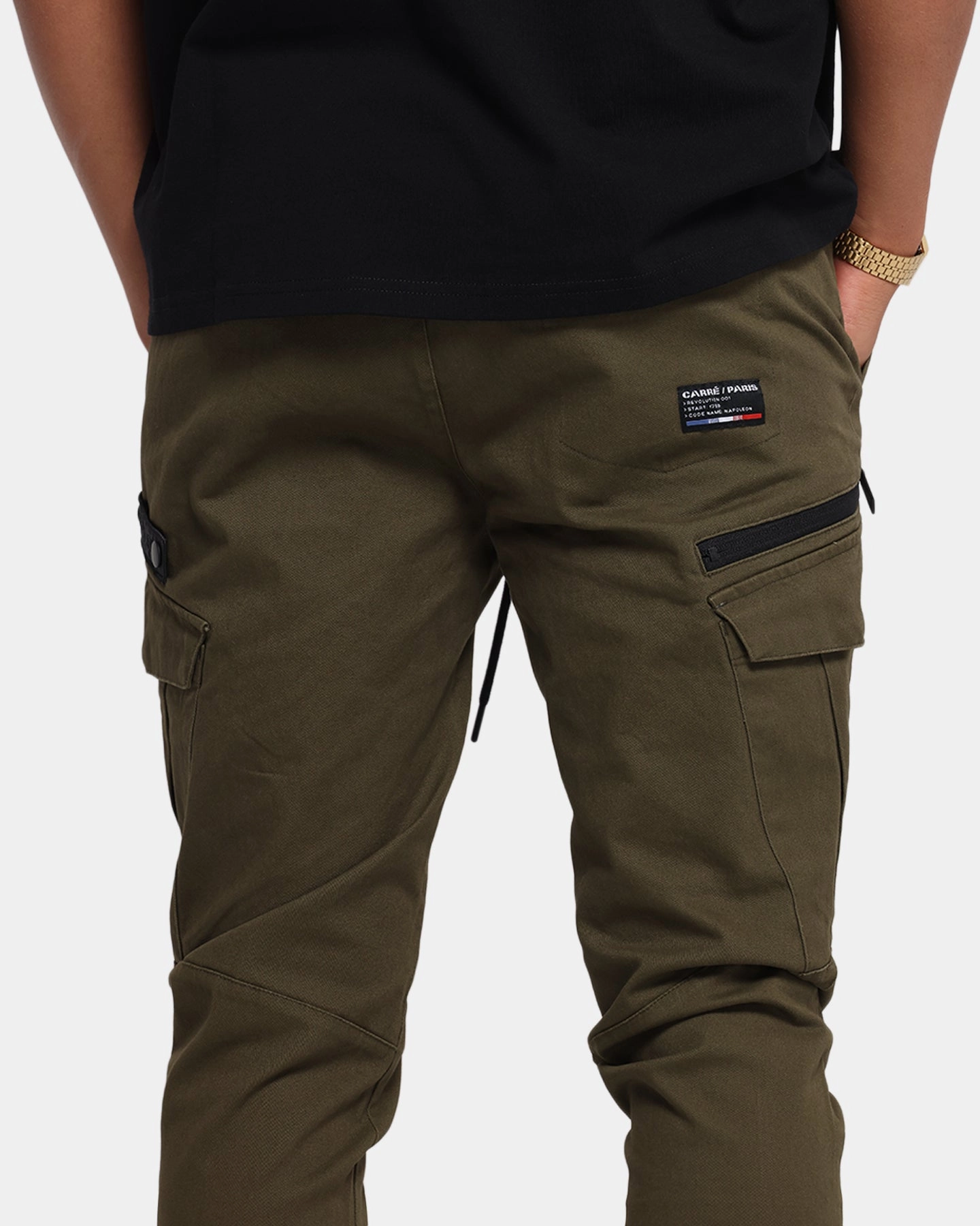 Carre Evolution Cargo Joggers Olive Green Comfort-First Comfortable Look