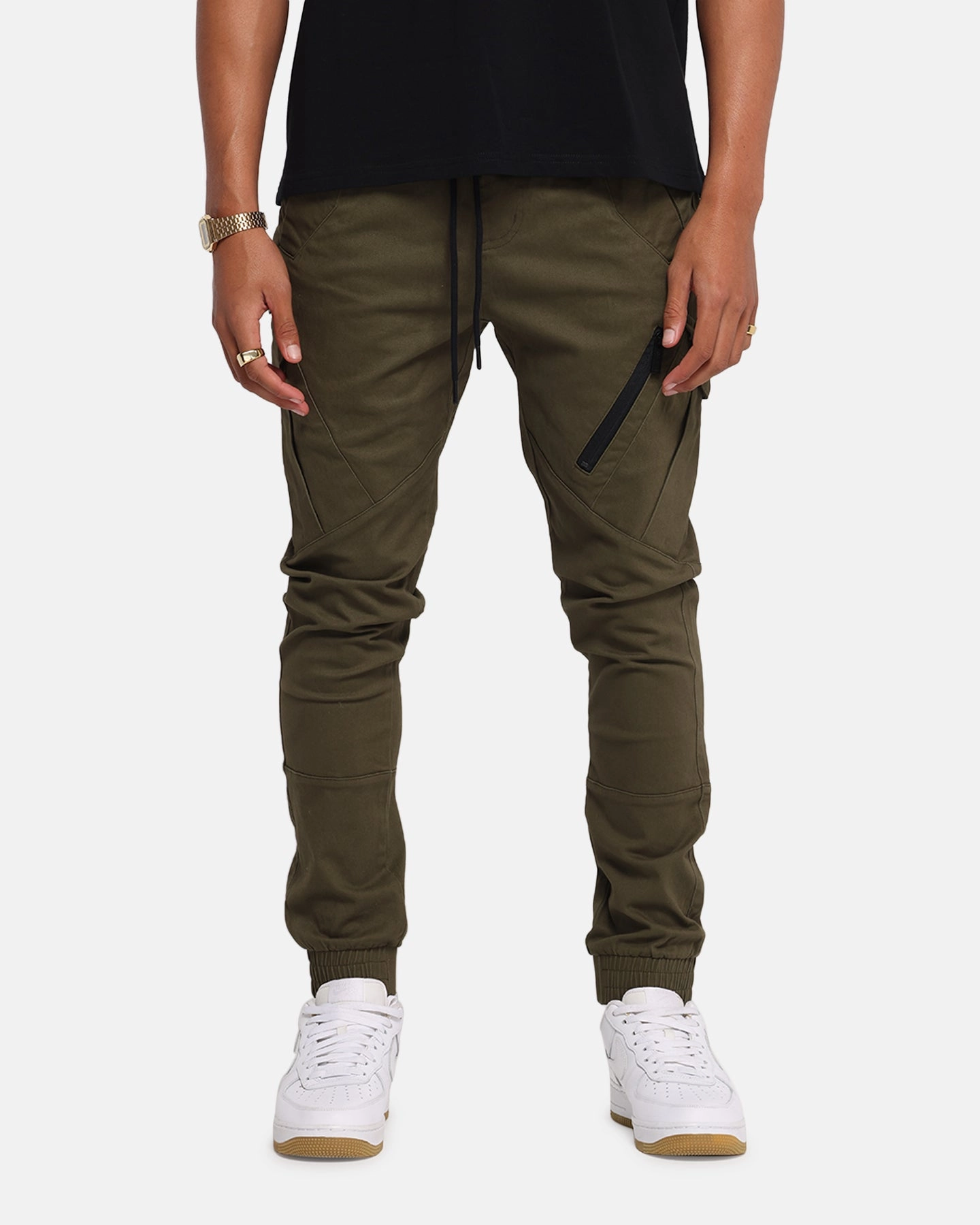 Carre Evolution Cargo Joggers Olive Green WaterproofTechnology