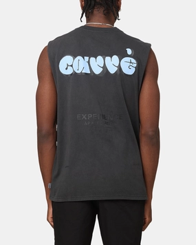 Essential Look Basic Layering Carre Experience Muscle T-Shirt Black Wash
