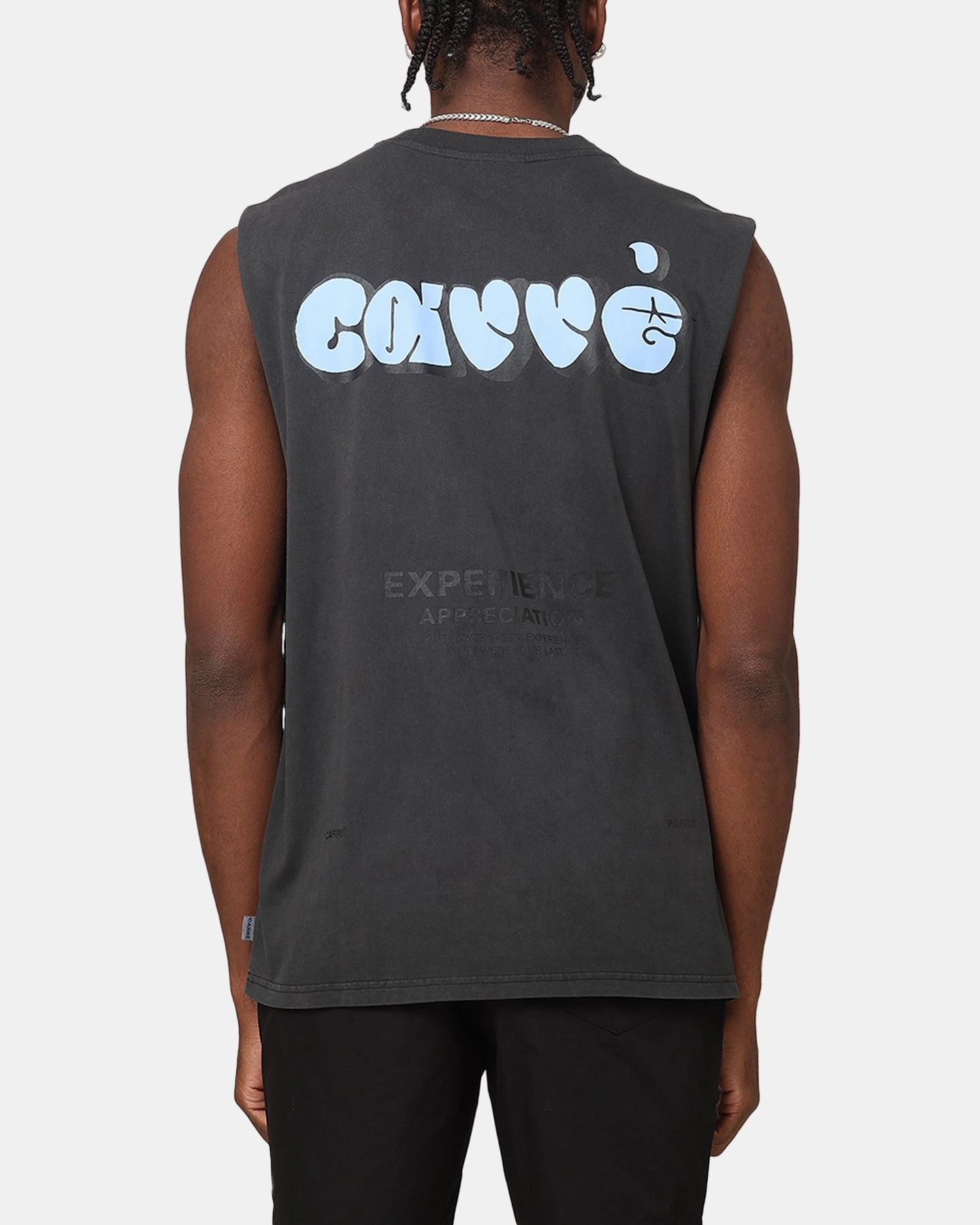 Essential Look Basic Layering Carre Experience Muscle T-Shirt Black Wash