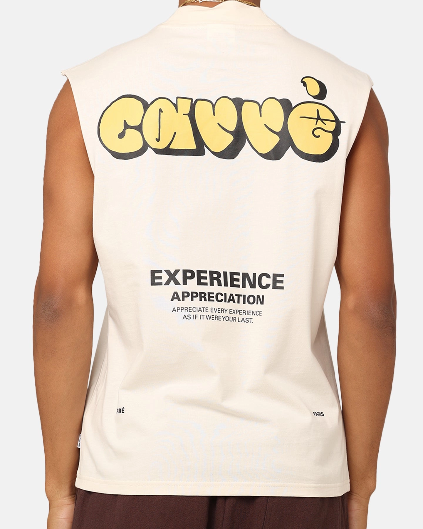Breathable fabric Carre Experience Muscle T-Shirt Off White