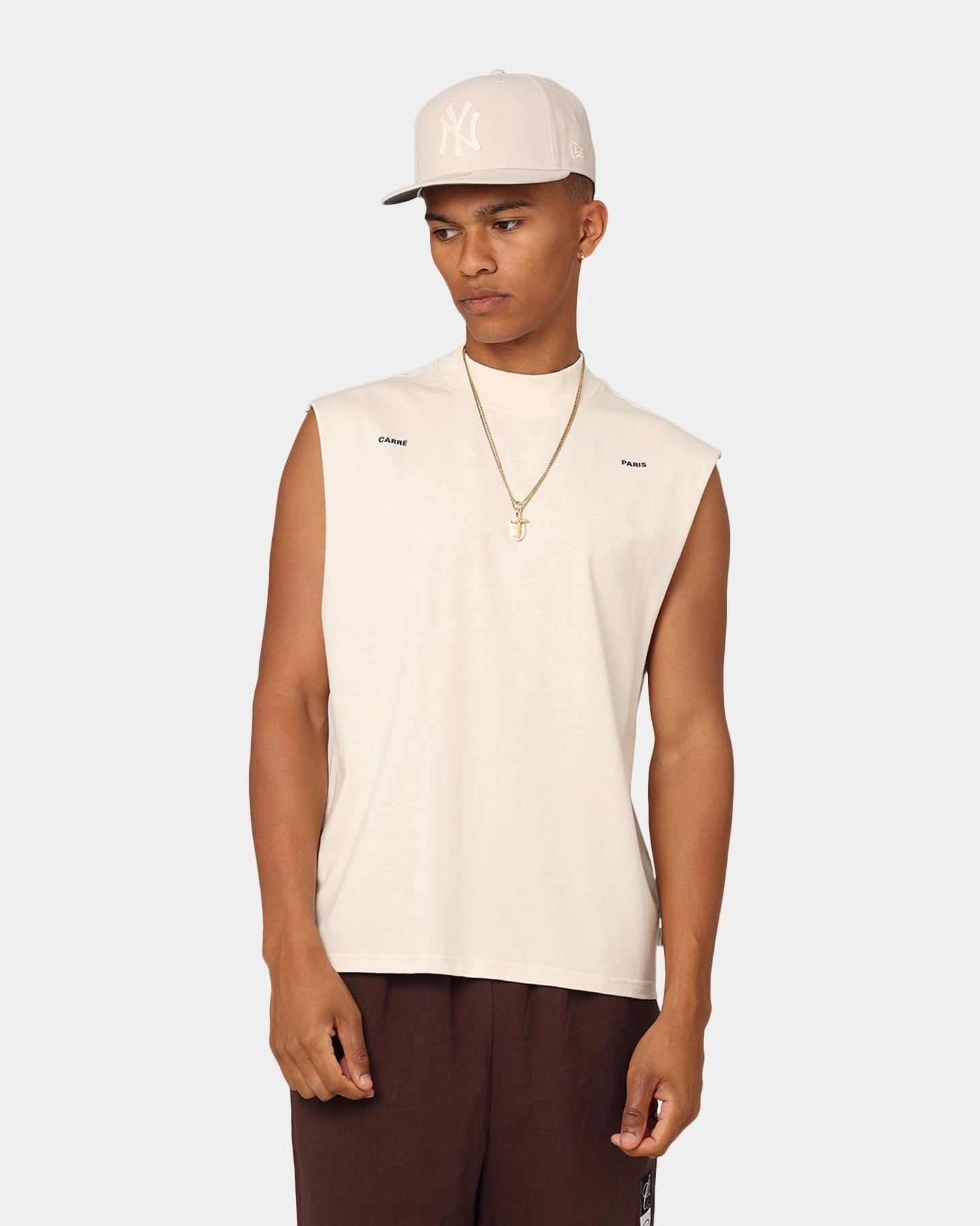 Carre Experience Muscle T-Shirt Off White Anti Bacterial Treatment