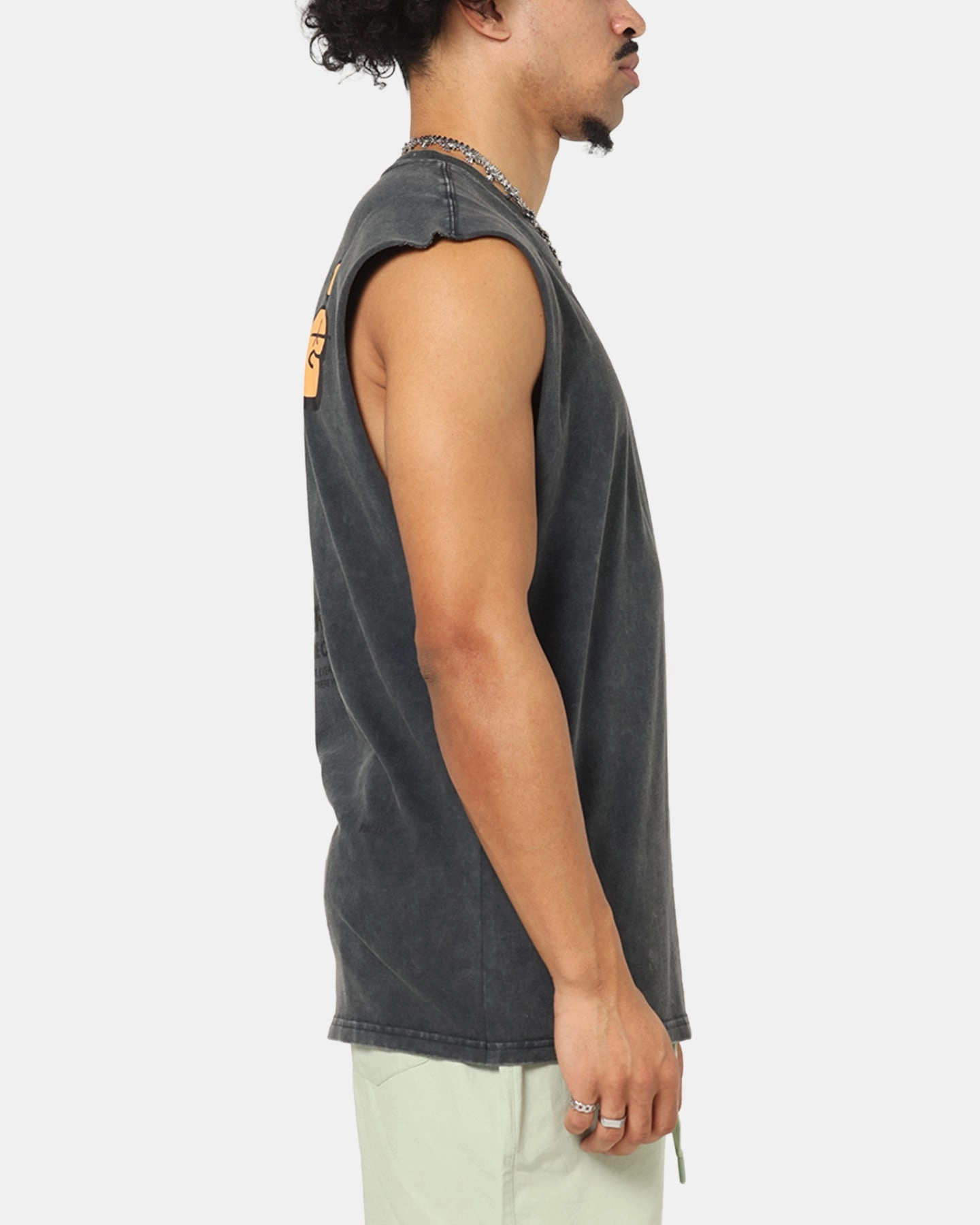 Relaxed Comfort Wear Carre Experience Muscle T-Shirt Washed Black