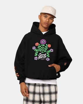 Persist Commemorate Carre Floraux Oversized Hoodie Black