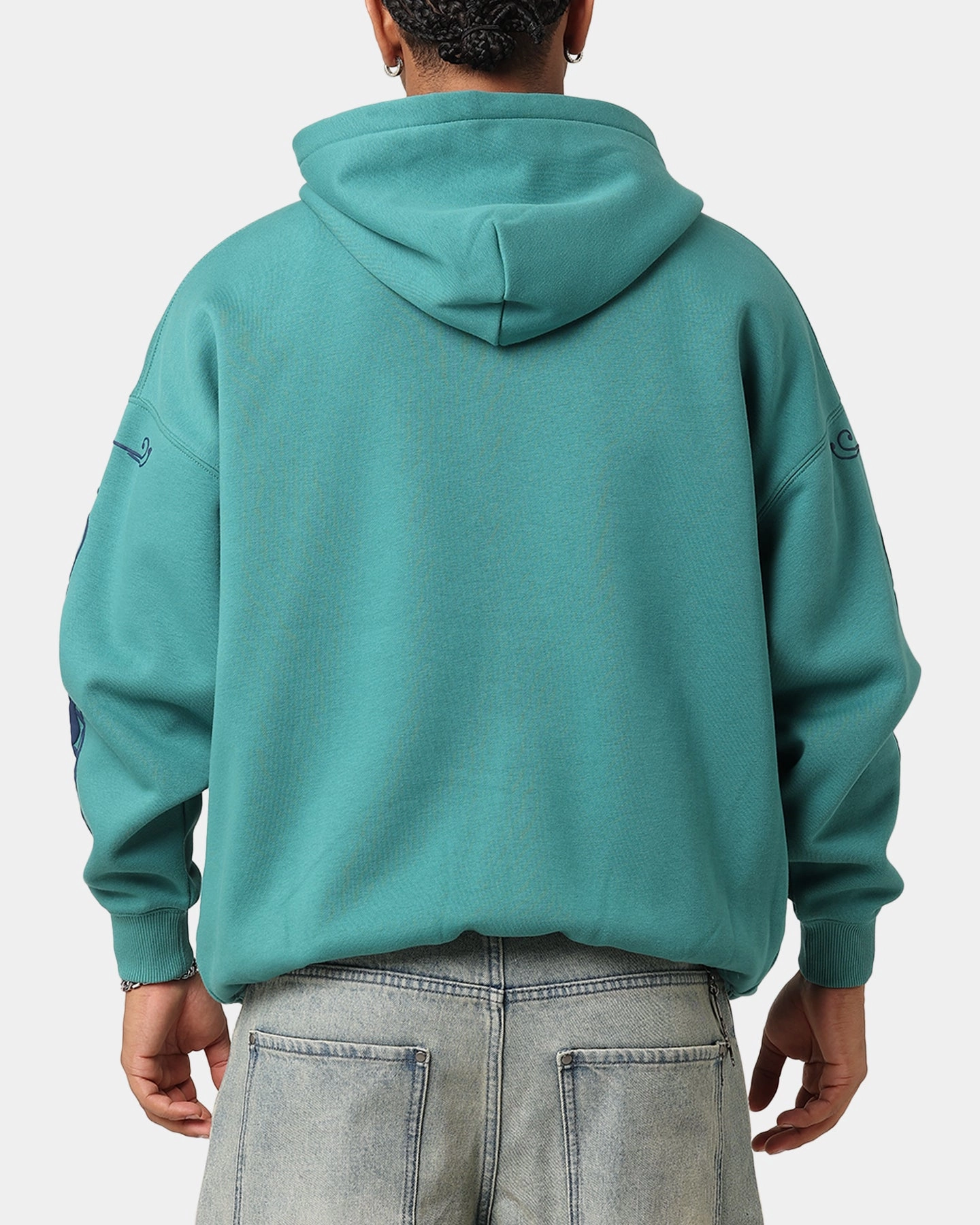 Carre Flower Bomb Full Zip Hoodie Oxidized Green Process
