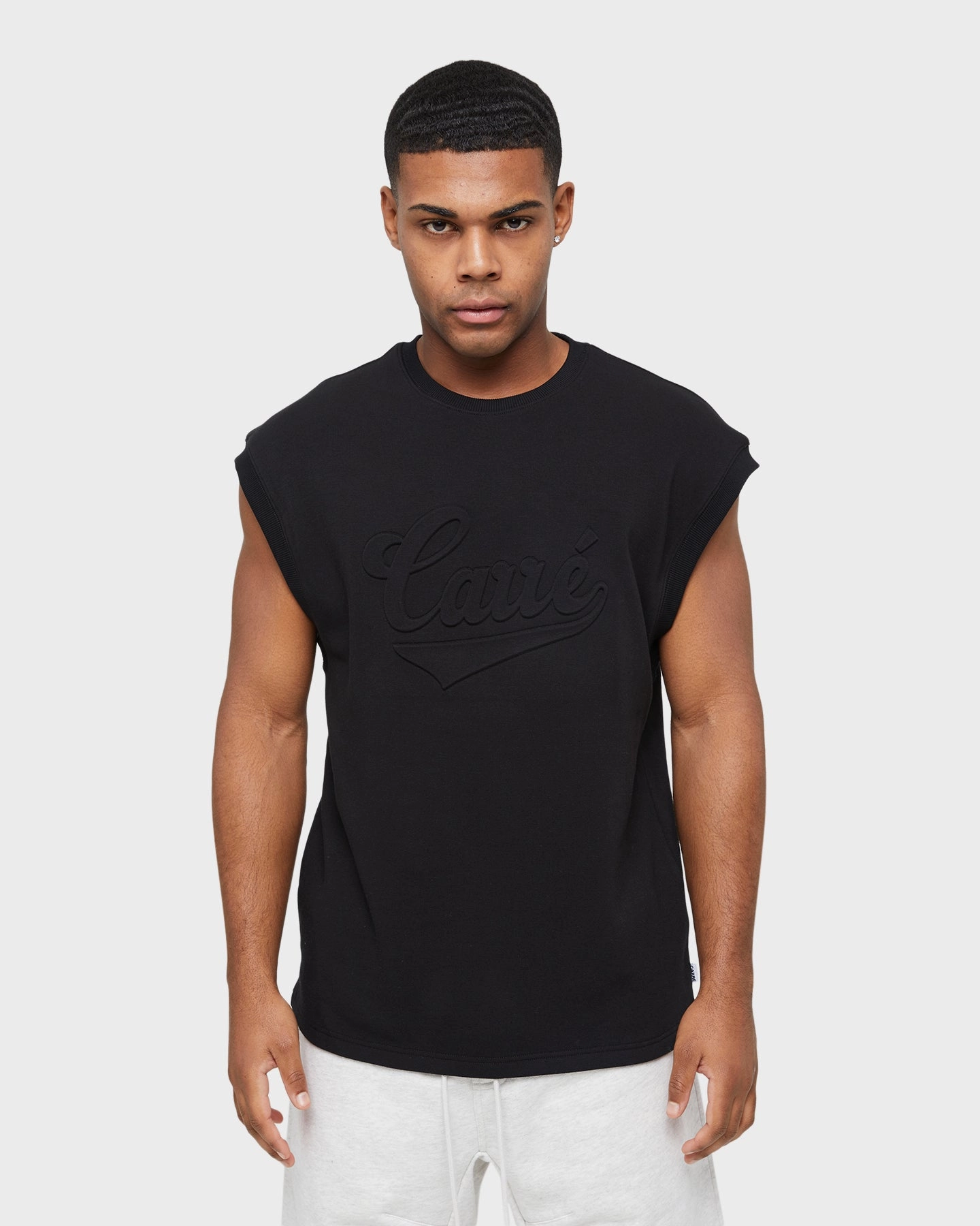 Carre Forme Muscle T-Shirt Black Soft Wear Casual and Soft