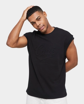 Carre Forme Muscle T-Shirt Black Recycled Polyester Blend