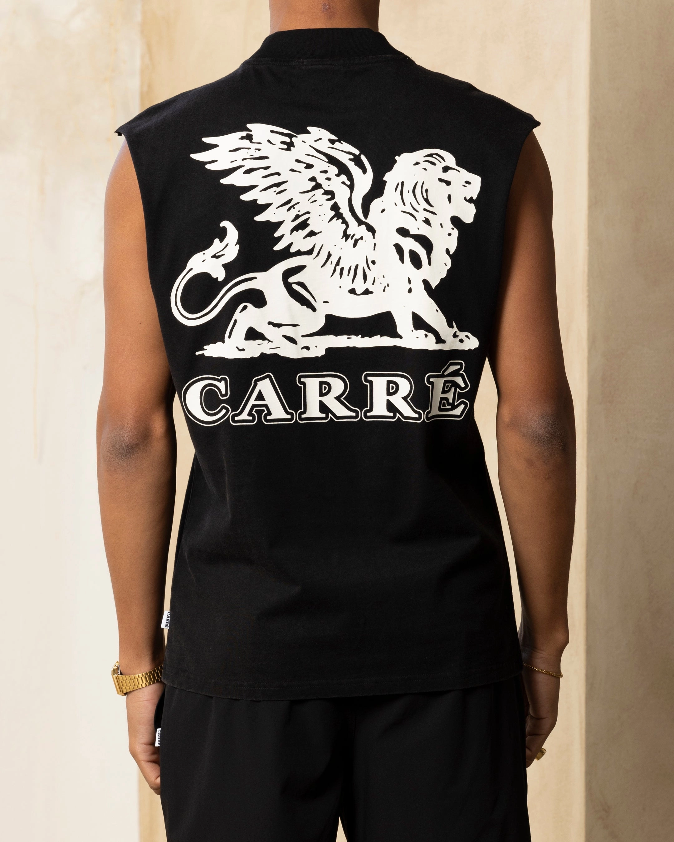 Versatile Fit Lightweight Feel Carre  Formula Muscle T-Shirt Washed Black