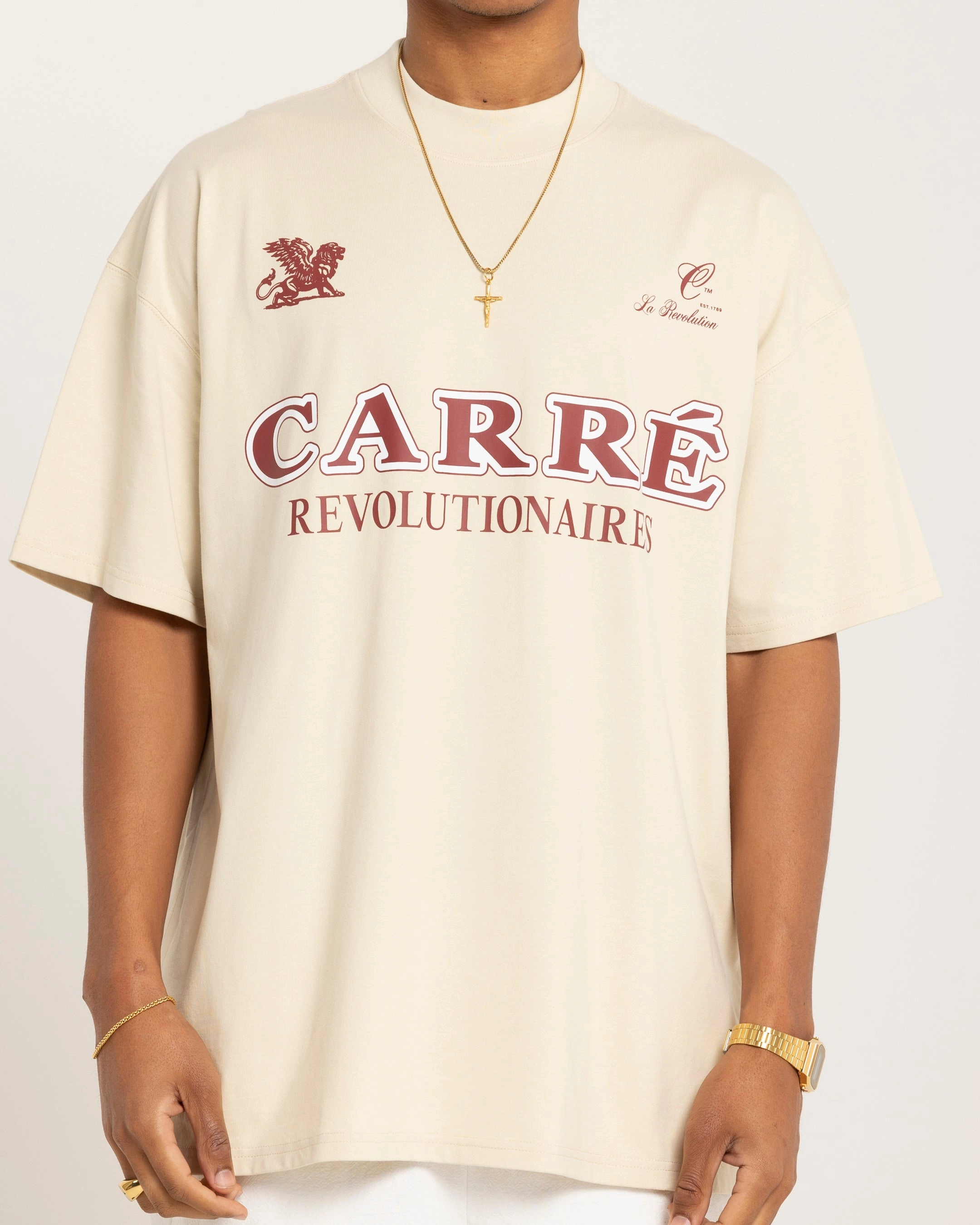 Carre Formula Oversized T-Shirt Off White Weekend Wear Effortless Daywear