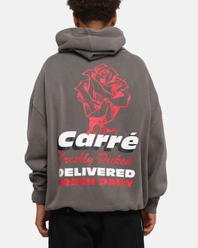 Soft Cool Carre Freshly Picked Hoodie Washed Charcoal